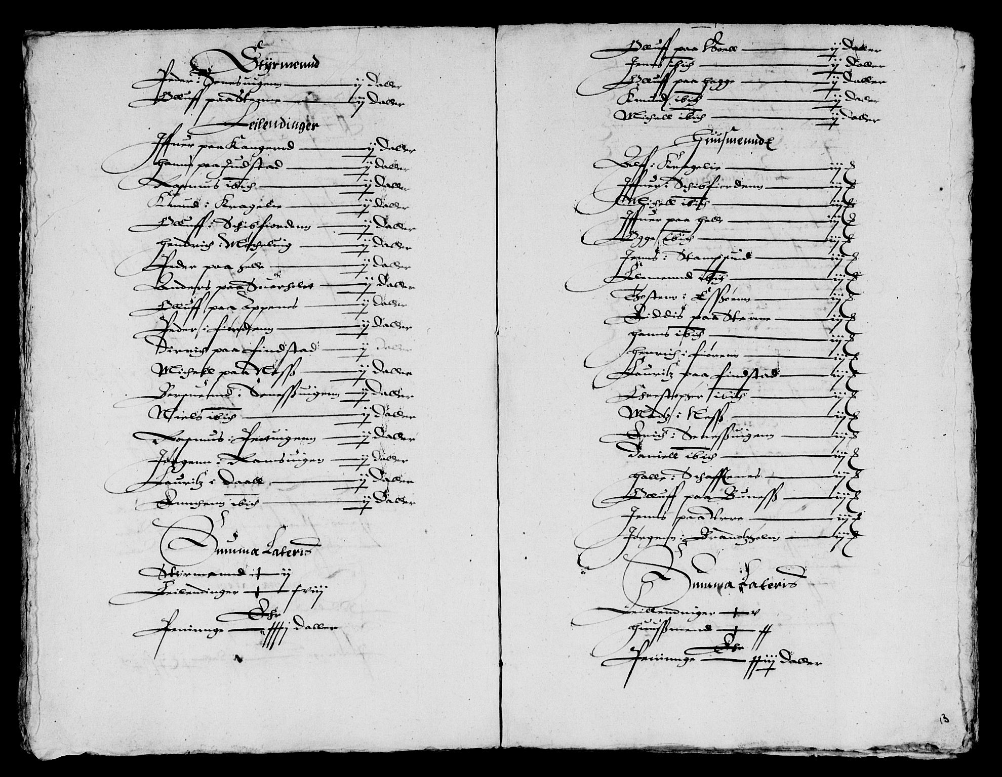 Rentekammeret inntil 1814, Reviderte regnskaper, Lensregnskaper, RA/EA-5023/R/Rb/Rbz/L0005: Nordlandenes len, 1613-1615