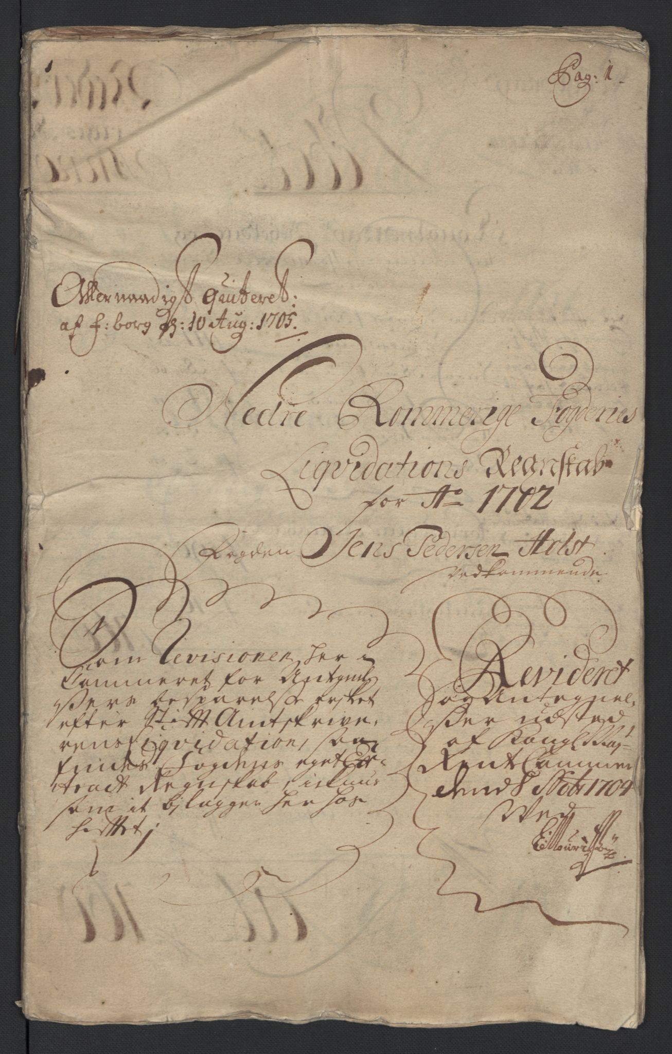 Rentekammeret inntil 1814, Reviderte regnskaper, Fogderegnskap, AV/RA-EA-4092/R11/L0585: Fogderegnskap Nedre Romerike, 1702, s. 4