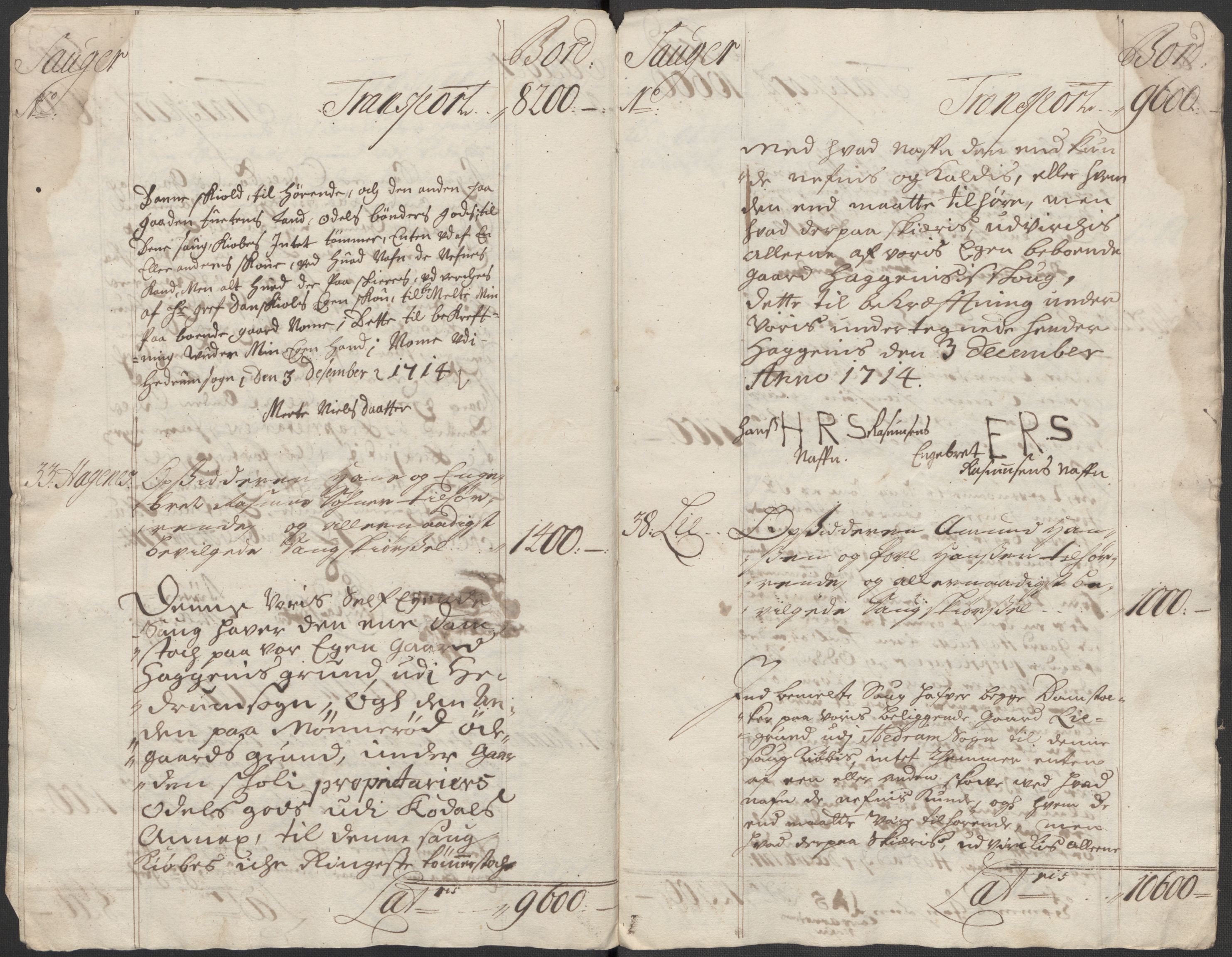 Rentekammeret inntil 1814, Reviderte regnskaper, Fogderegnskap, RA/EA-4092/R33/L1986: Fogderegnskap Larvik grevskap, 1714-1715, s. 156