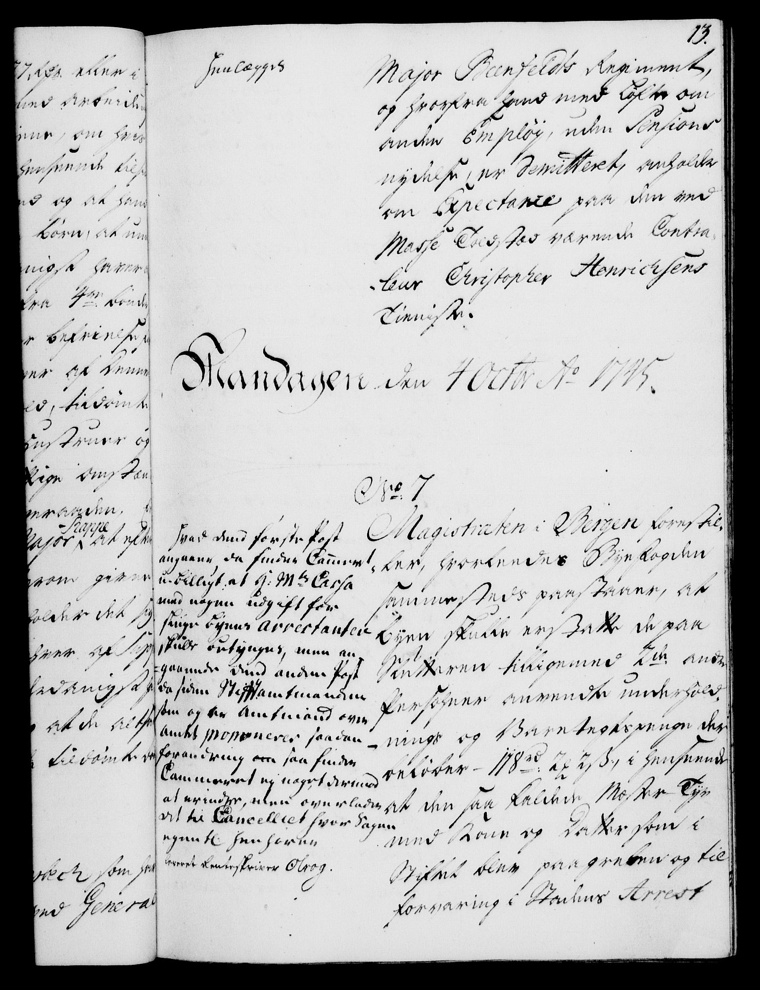 Rentekammeret, Kammerkanselliet, RA/EA-3111/G/Gh/Gha/L0027: Norsk ekstraktmemorialprotokoll (merket RK 53.72), 1745-1746, s. 13