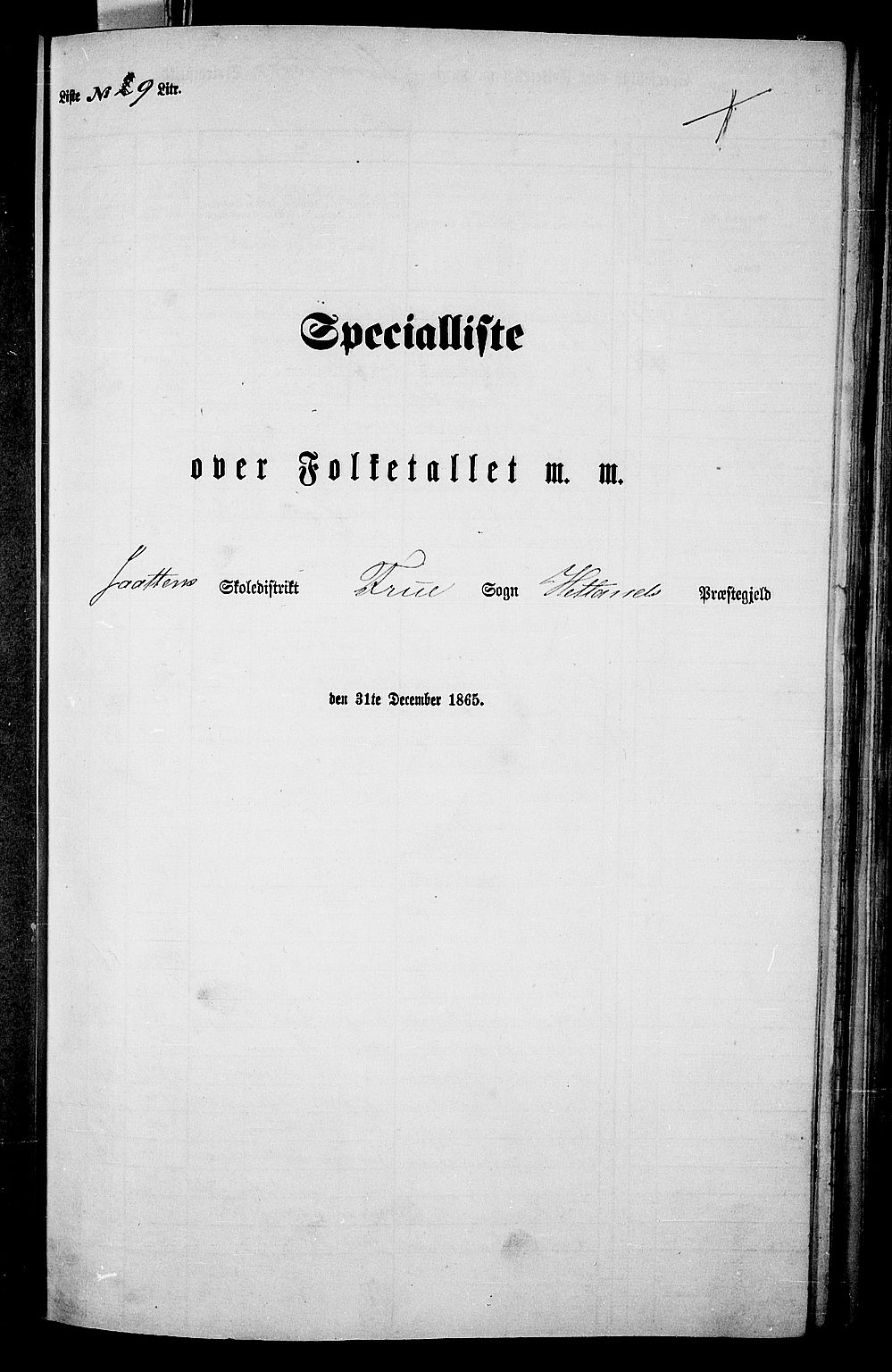 RA, Folketelling 1865 for 1126P Hetland prestegjeld, 1865, s. 103