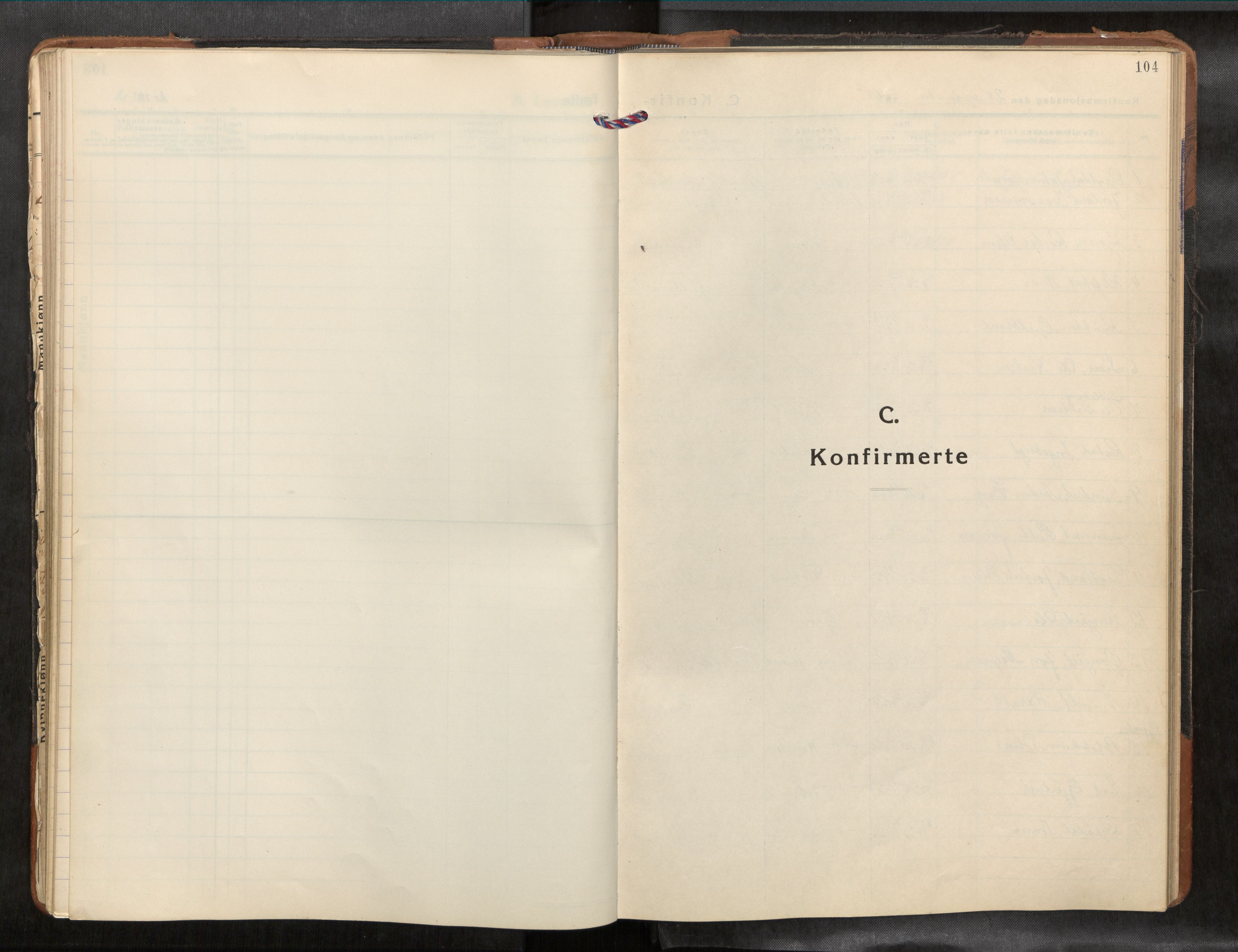 Ministerialprotokoller, klokkerbøker og fødselsregistre - Sør-Trøndelag, AV/SAT-A-1456/694/L1134b: Klokkerbok nr. 694C07, 1937-1984, s. 104