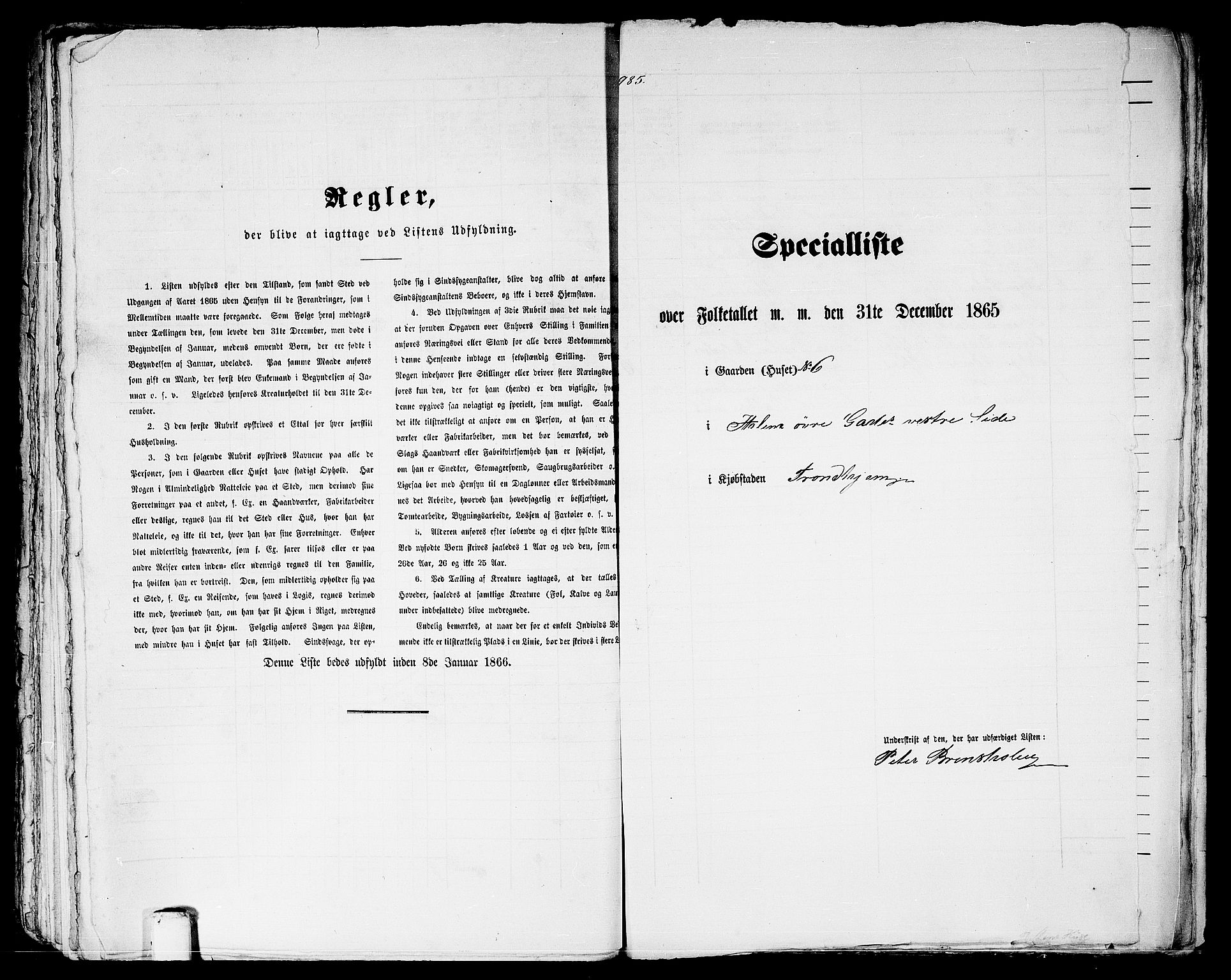 RA, Folketelling 1865 for 1601 Trondheim kjøpstad, 1865, s. 2049