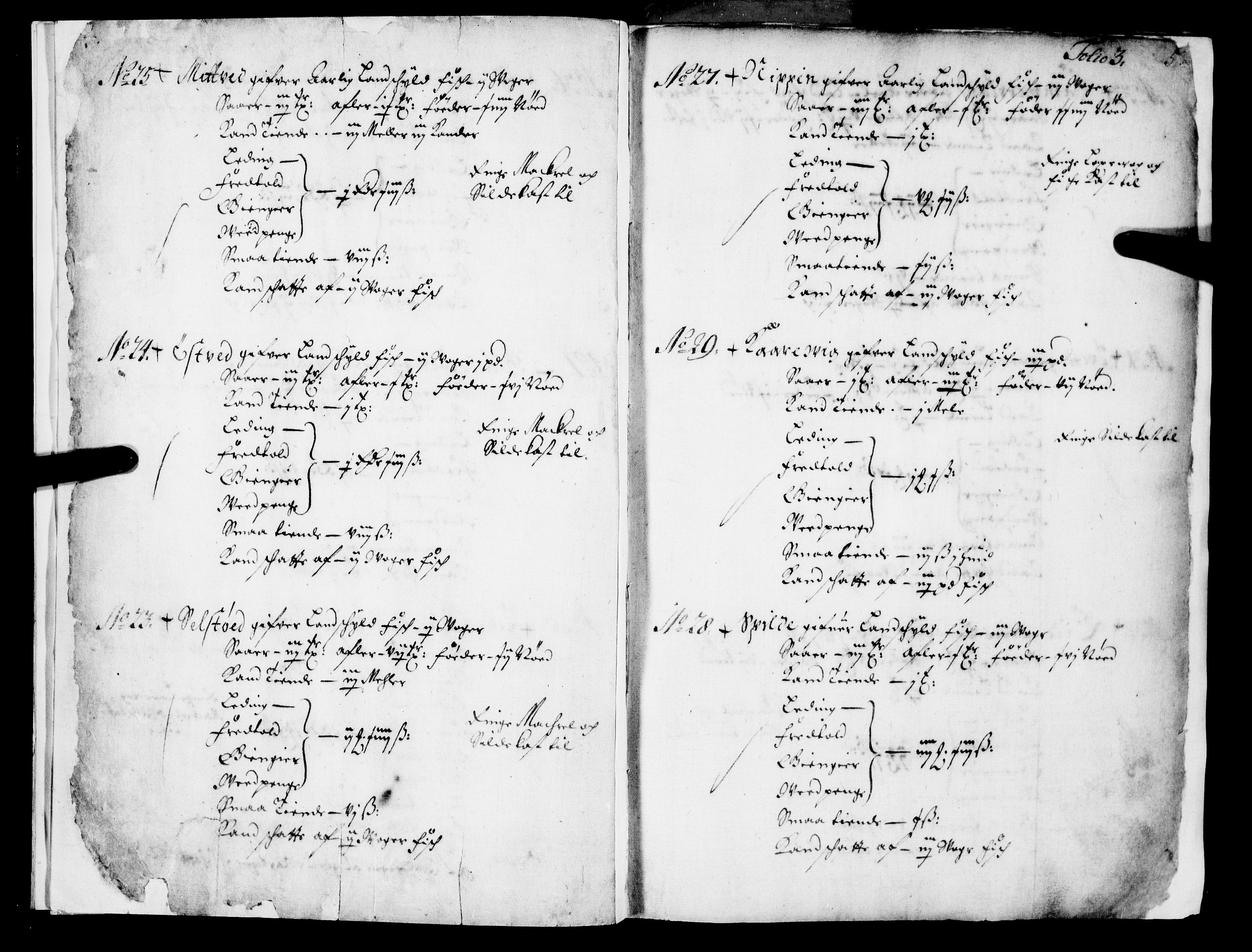 Rentekammeret inntil 1814, Realistisk ordnet avdeling, AV/RA-EA-4070/N/Nb/Nba/L0039: Nordhordland fogderi, 1667, s. 2b-3a