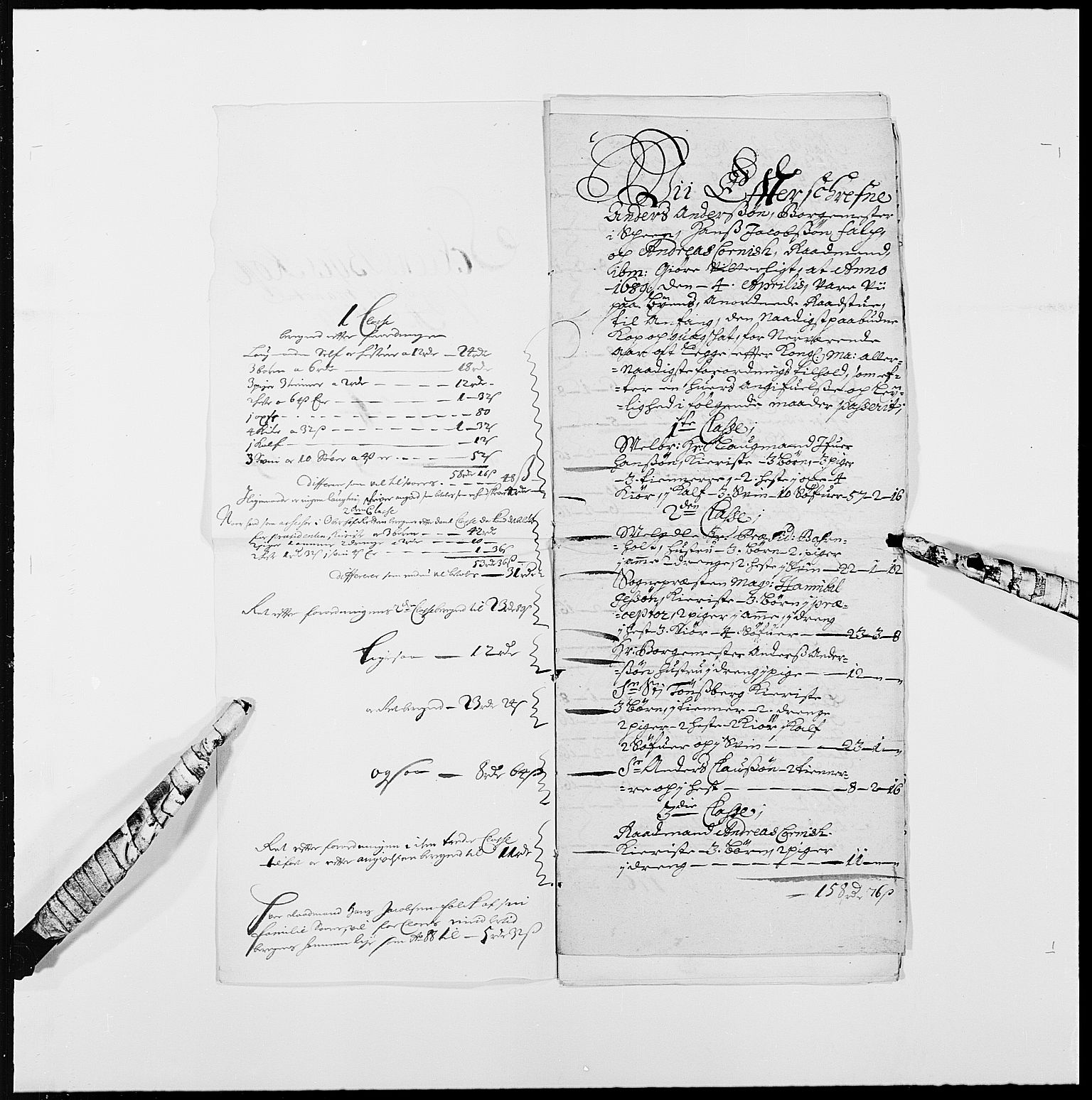 Rentekammeret inntil 1814, Reviderte regnskaper, Byregnskaper, AV/RA-EA-4066/R/Rj/L0193: [J3] Kontribusjonsregnskap (med Langesund, Brevik, Porsgrunn og Kragerø), 1663-1691, s. 240