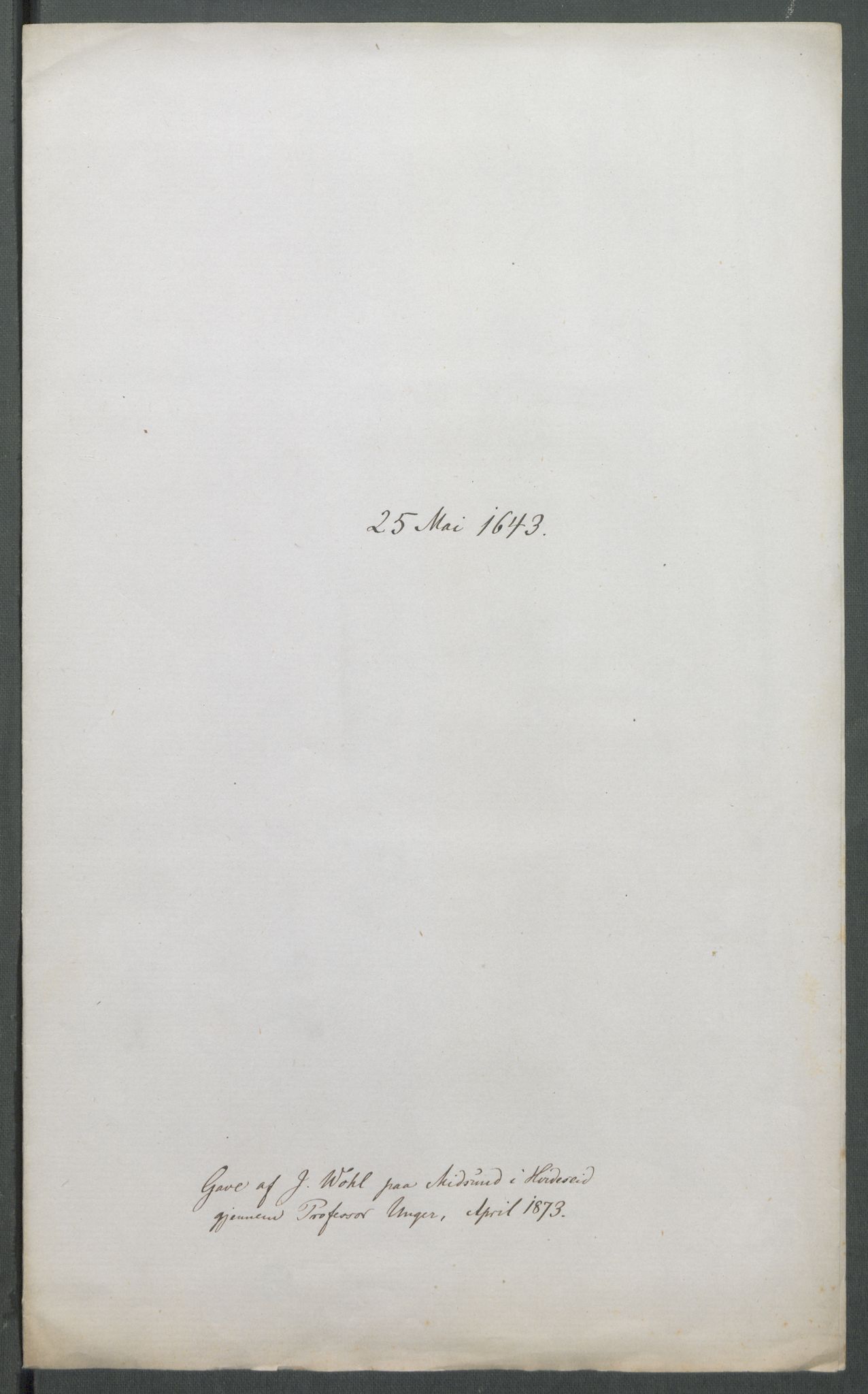 Riksarkivets diplomsamling, RA/EA-5965/F02/L0157: Dokumenter, 1643, s. 76