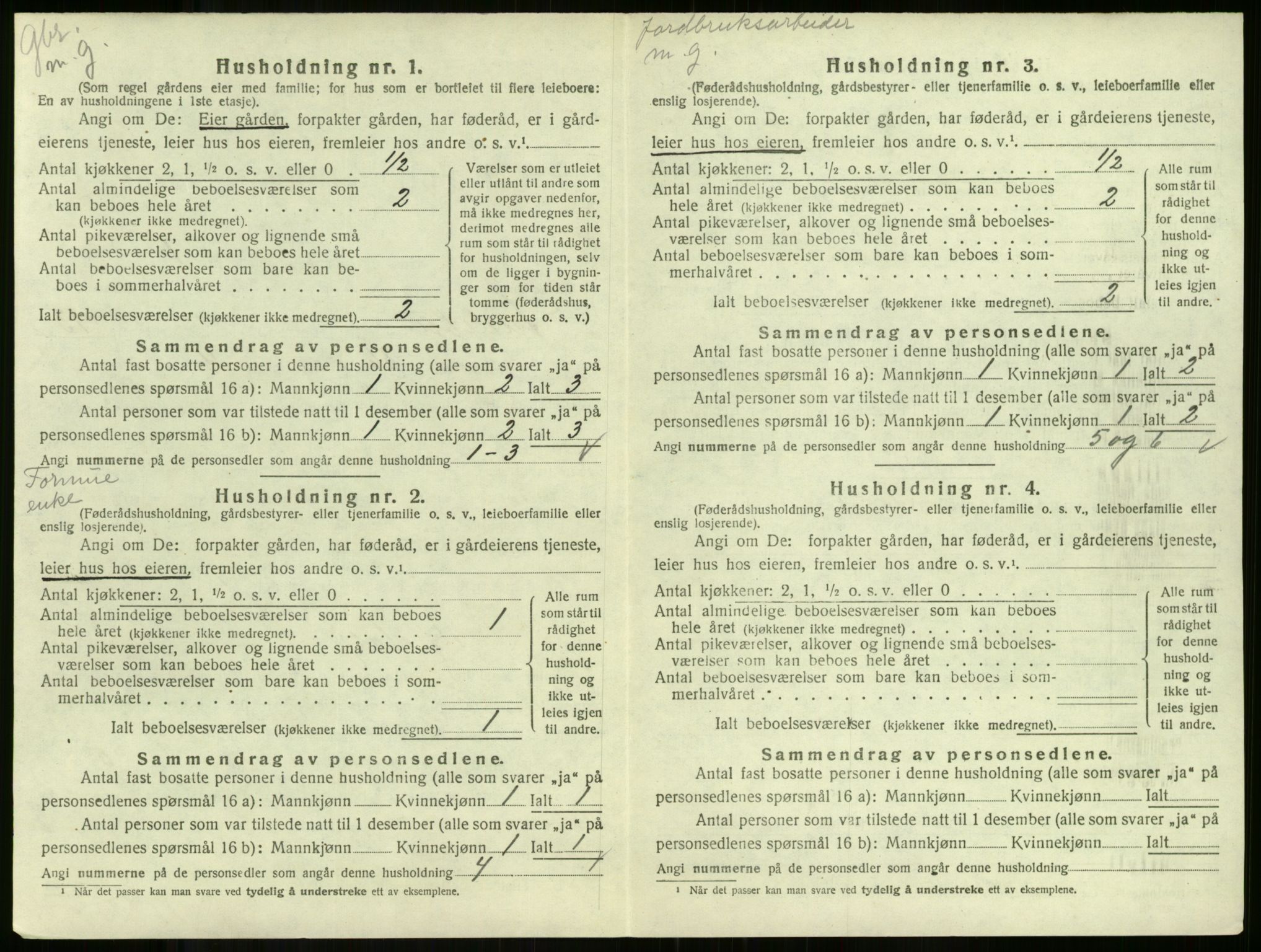 SAKO, Folketelling 1920 for 0719 Andebu herred, 1920, s. 726