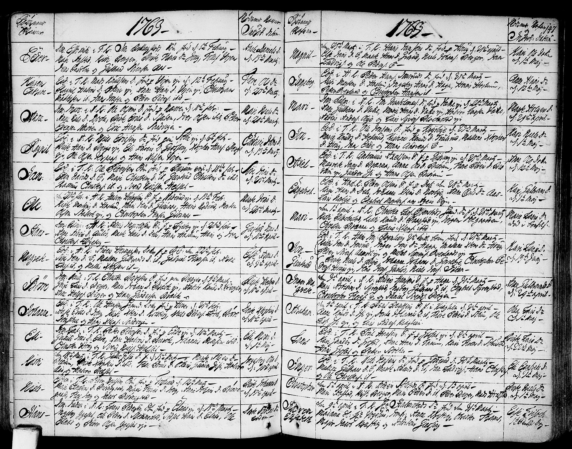 Asker prestekontor Kirkebøker, SAO/A-10256a/F/Fa/L0002: Ministerialbok nr. I 2, 1733-1766, s. 147
