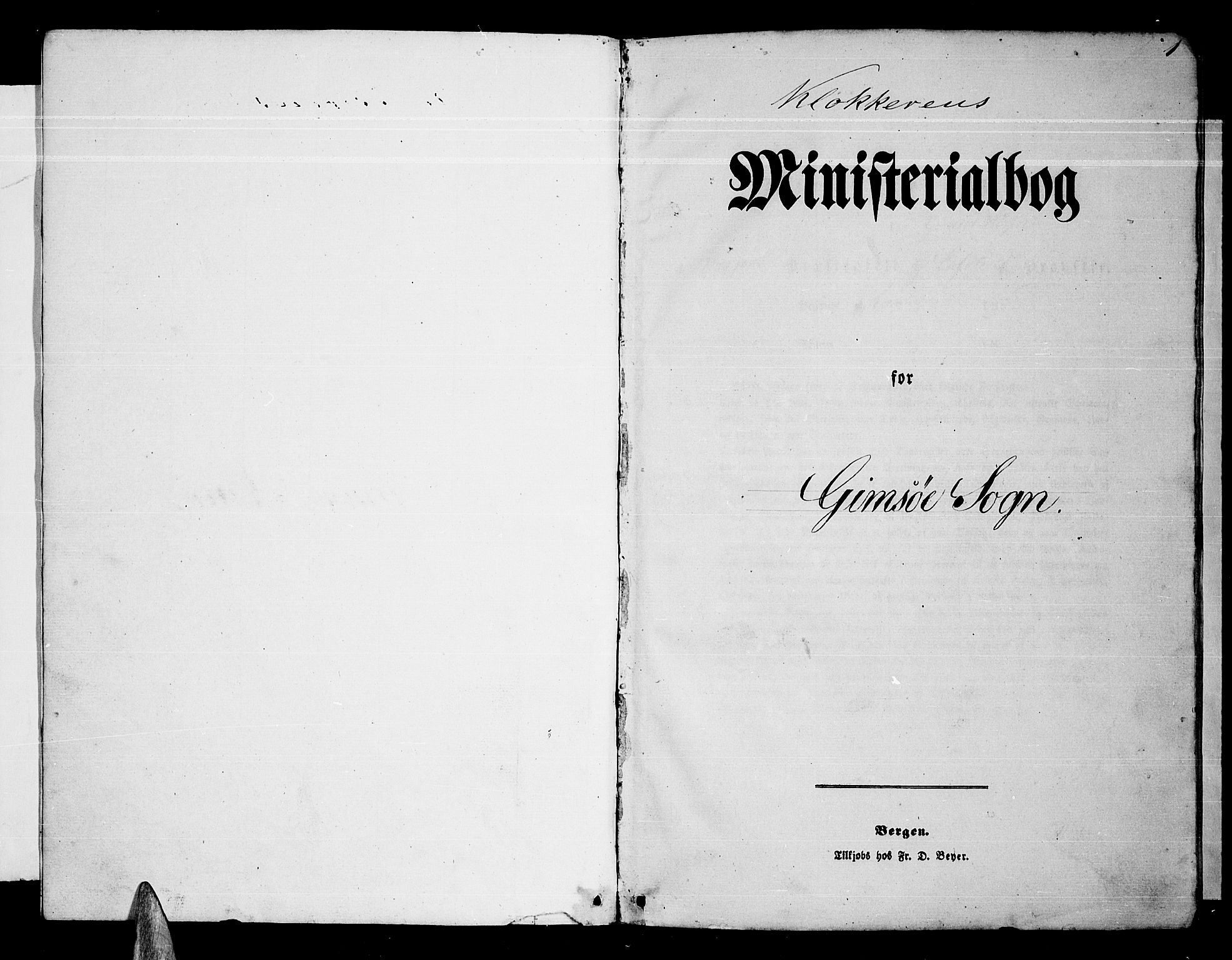 Ministerialprotokoller, klokkerbøker og fødselsregistre - Nordland, SAT/A-1459/876/L1102: Klokkerbok nr. 876C01, 1852-1886, s. 1