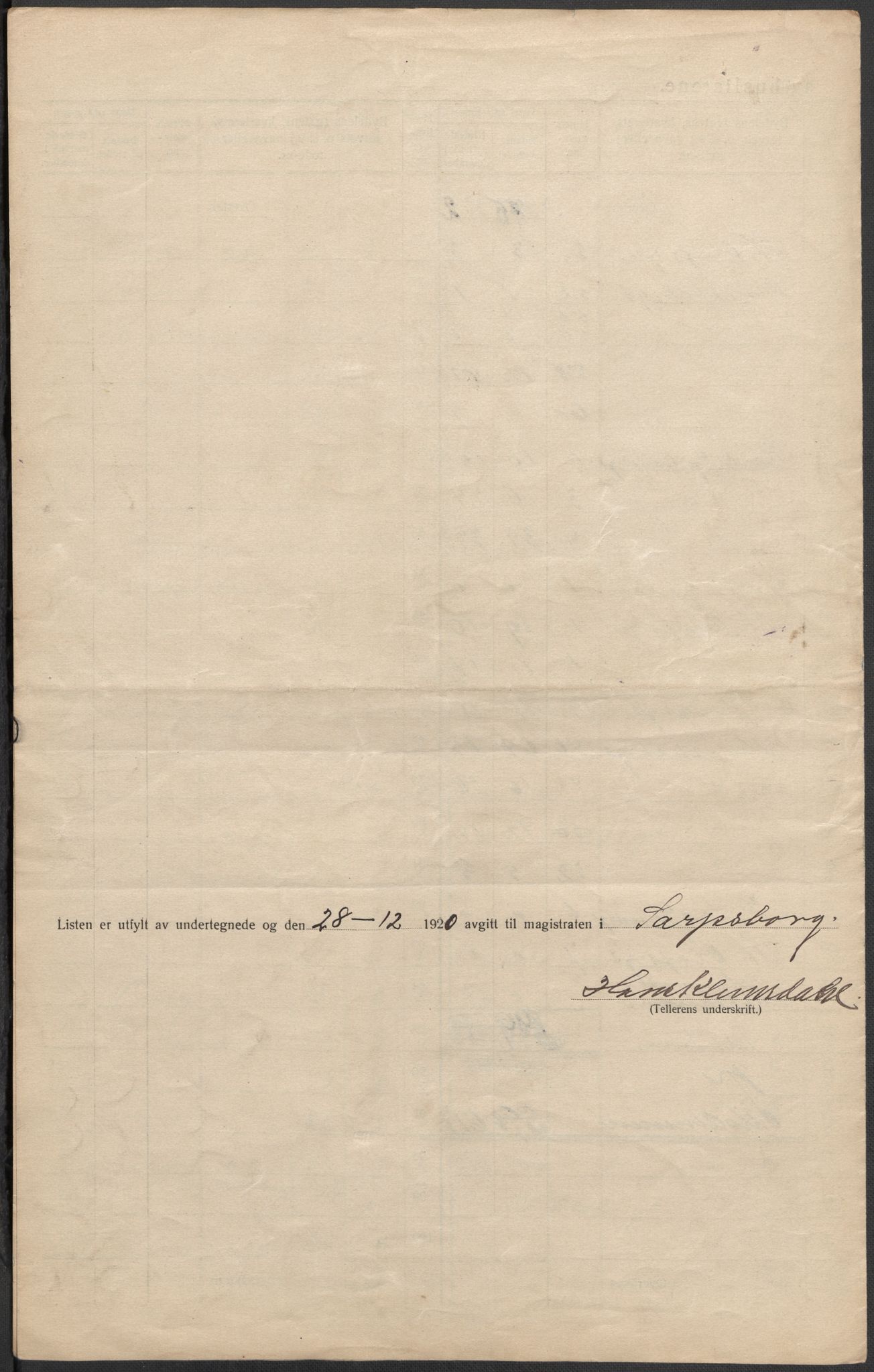 SAO, Folketelling 1920 for 0102 Sarpsborg kjøpstad, 1920, s. 24