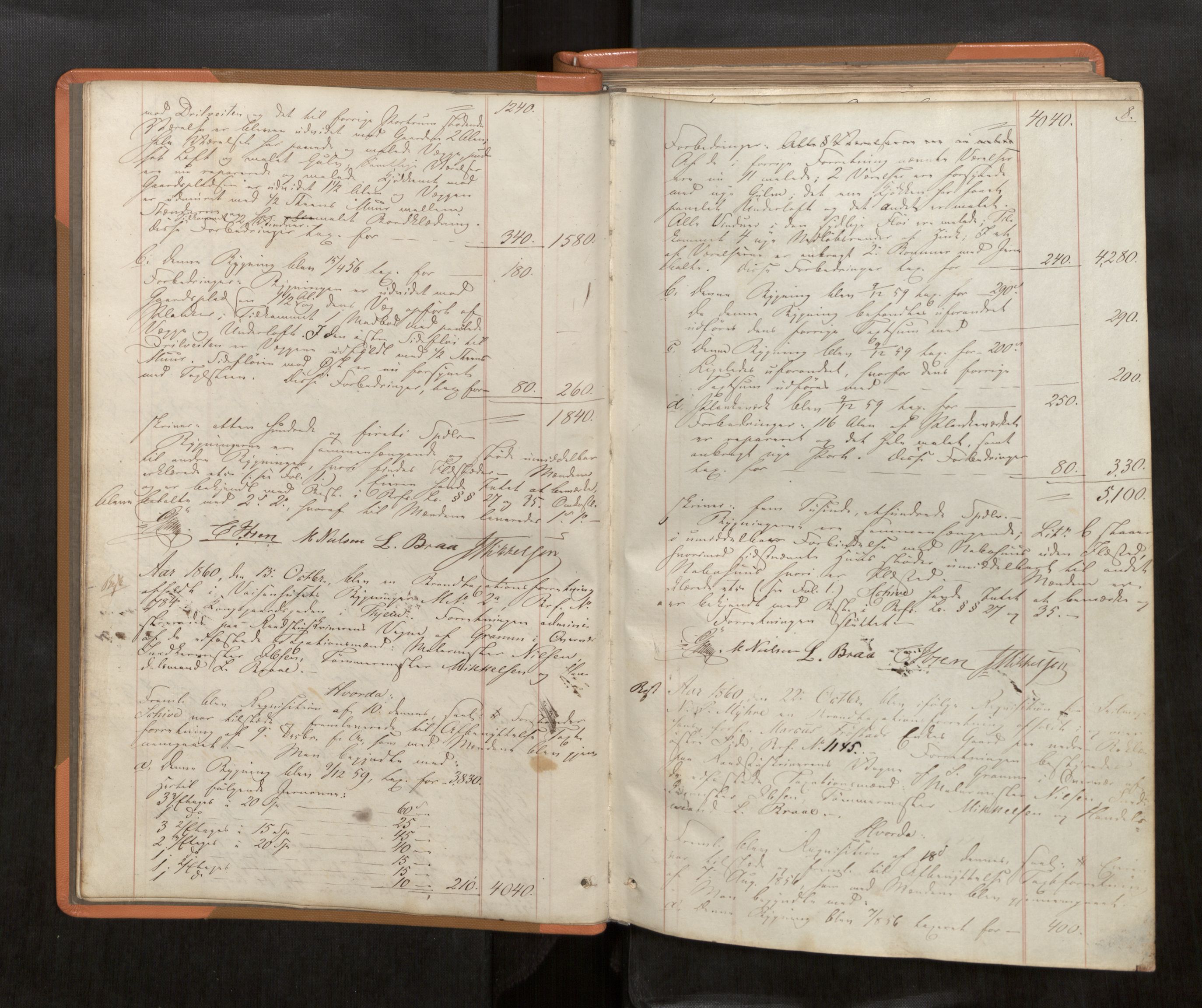 Norges Brannkasse Trondheim magistrat, AV/SAT-A-5590/Fa/L0037: Branntakstprotokoll, 1860-1867, s. 8
