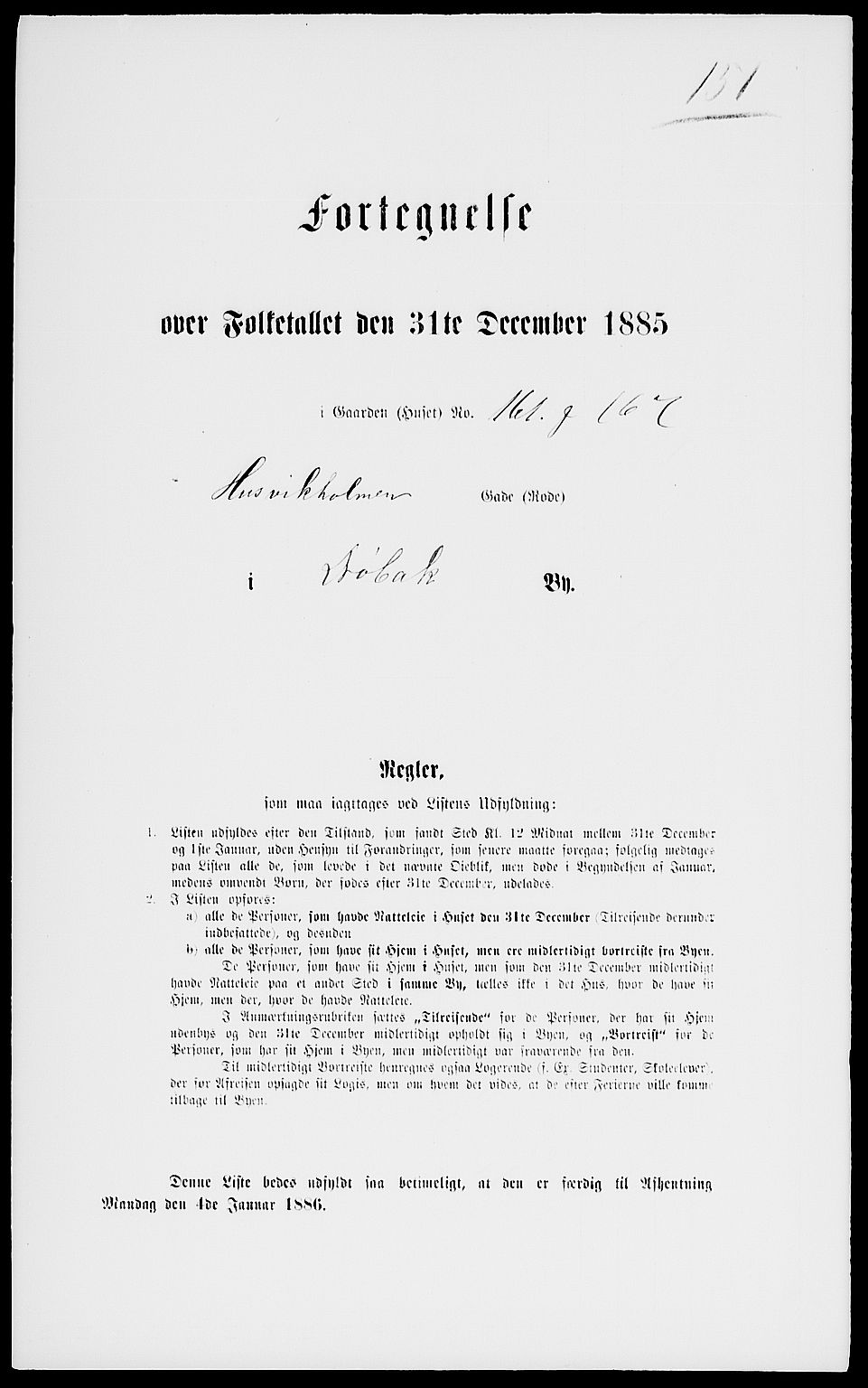 RA, Folketelling 1885 for 0203 Drøbak kjøpstad, 1885, s. 302