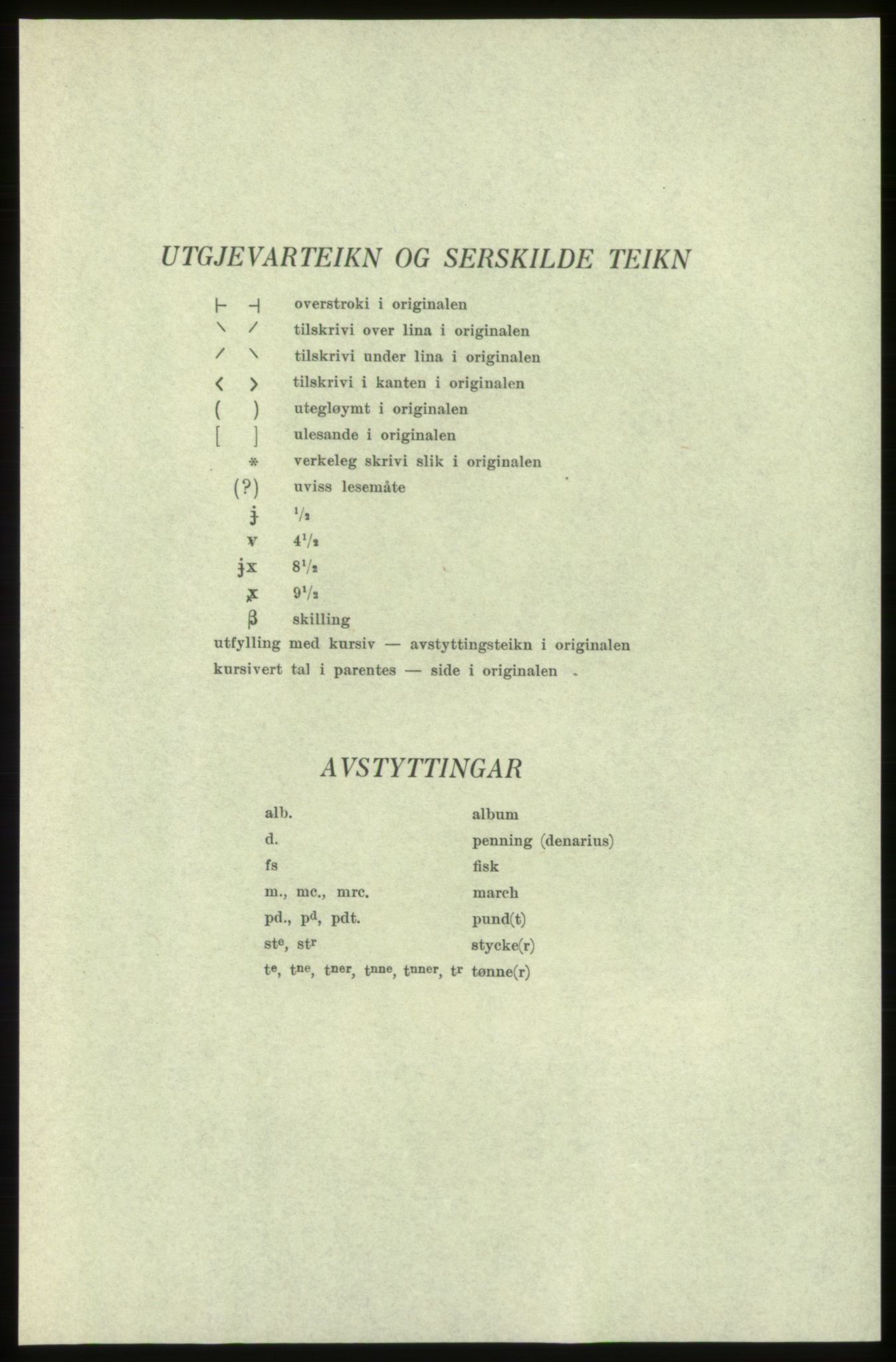 Publikasjoner utgitt av Arkivverket, PUBL/PUBL-001/C/0004: Bind 4: Rekneskap for Bergenhus len 1566-1567: A. Inntekt, 1566-1567, s. VII