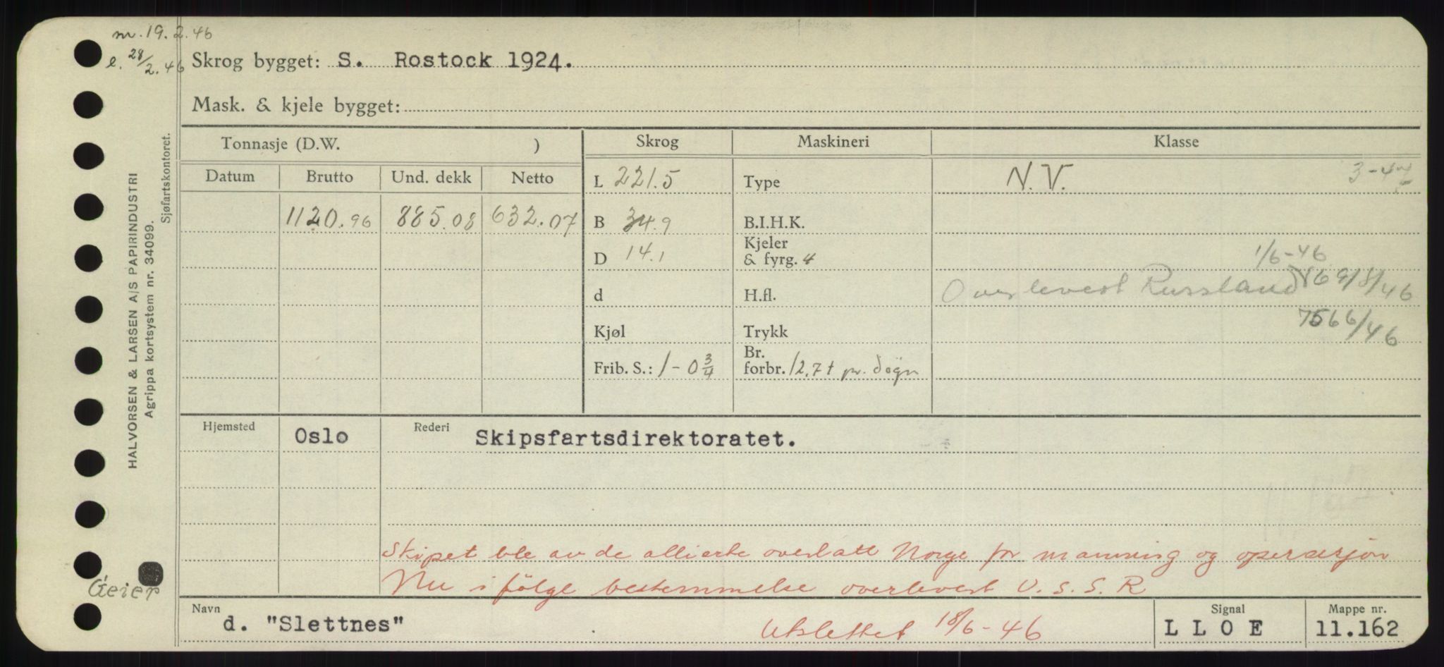 Sjøfartsdirektoratet med forløpere, Skipsmålingen, AV/RA-S-1627/H/Hd/L0034: Fartøy, Sk-Slå, s. 455