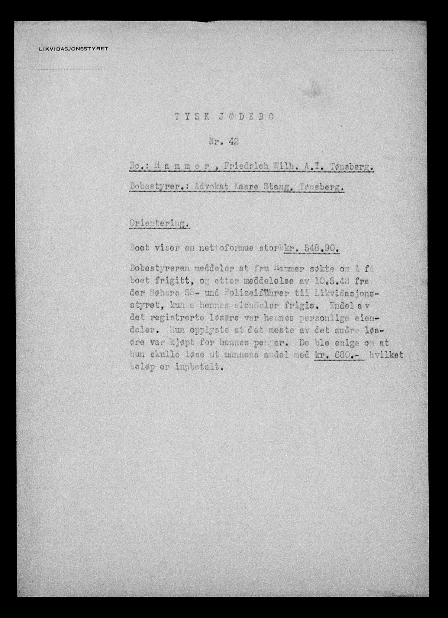 Justisdepartementet, Tilbakeføringskontoret for inndratte formuer, RA/S-1564/H/Hc/Hcd/L0998: --, 1945-1947, s. 54