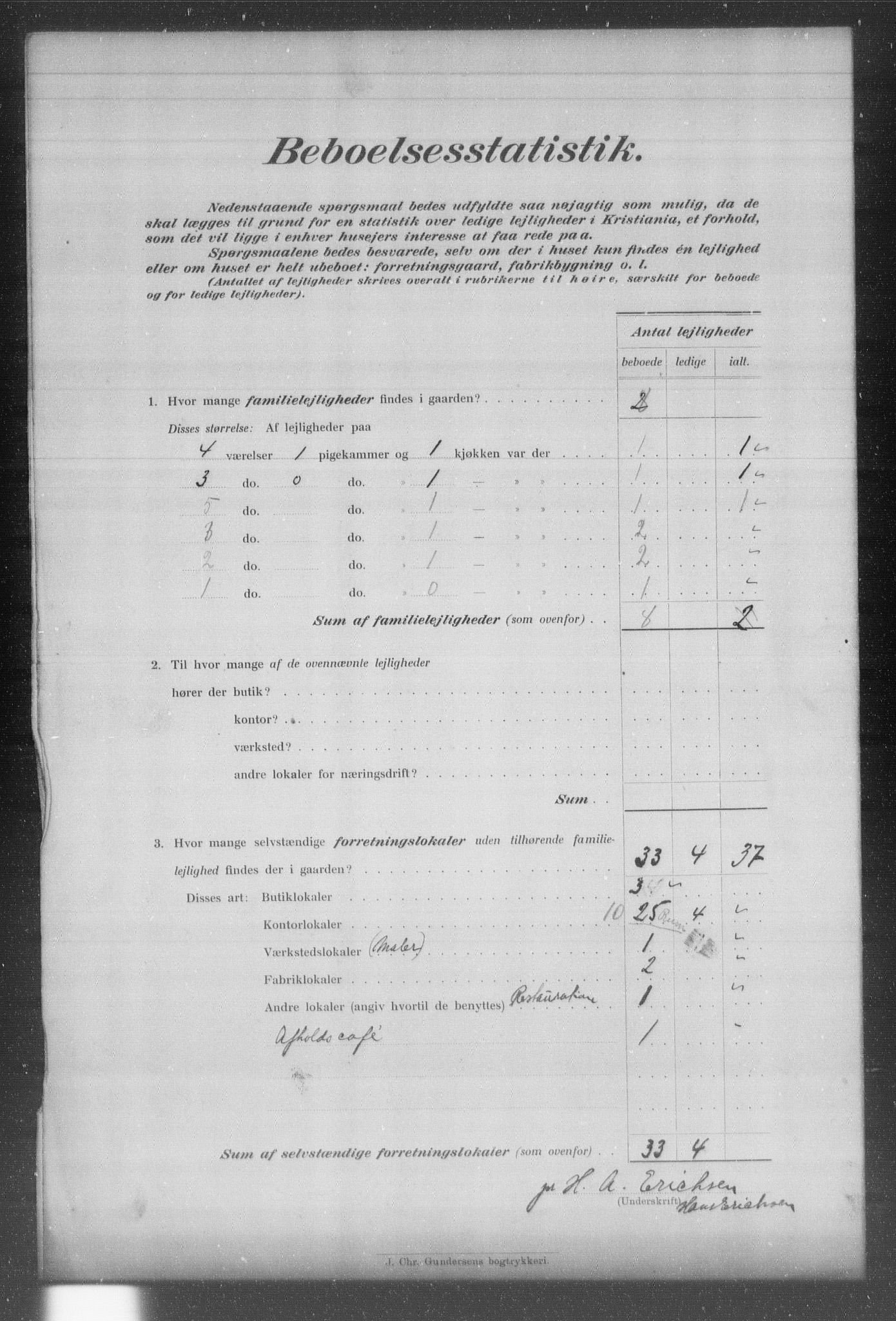 OBA, Kommunal folketelling 31.12.1903 for Kristiania kjøpstad, 1903, s. 14481