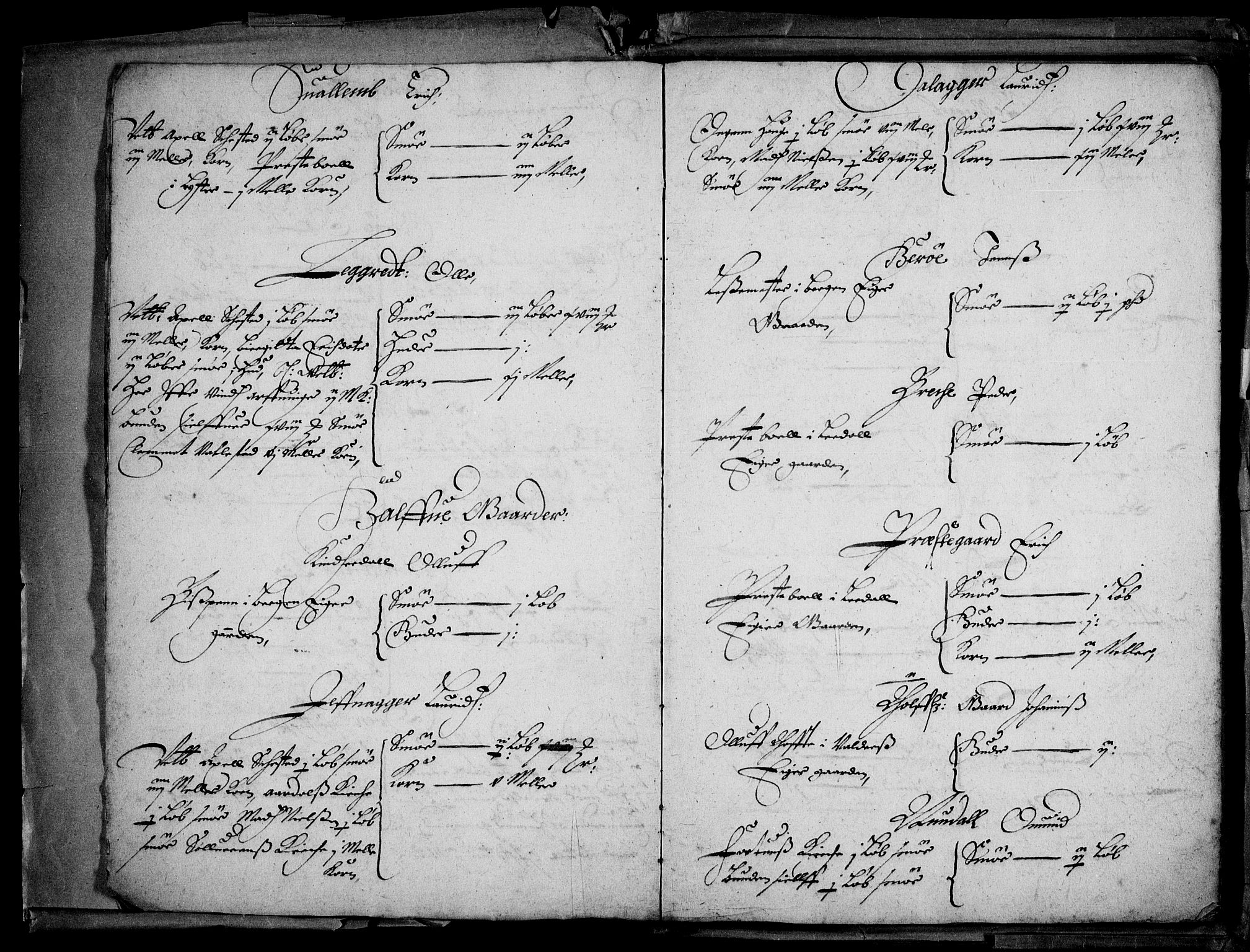 Rentekammeret inntil 1814, Realistisk ordnet avdeling, AV/RA-EA-4070/N/Na/L0004/0005: [XI i]: Forskjellige jordebøker fra 1600-tallet: / Hele-, halve- og ødegårder i Indre Sogn 1664. Leidang, tiende og småreidsle 1663-1664, 1663-1664