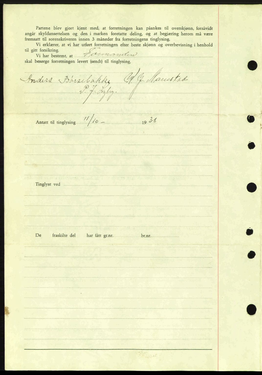 Moss sorenskriveri, SAO/A-10168: Pantebok nr. A5, 1938-1939, Dagboknr: 2145/1938