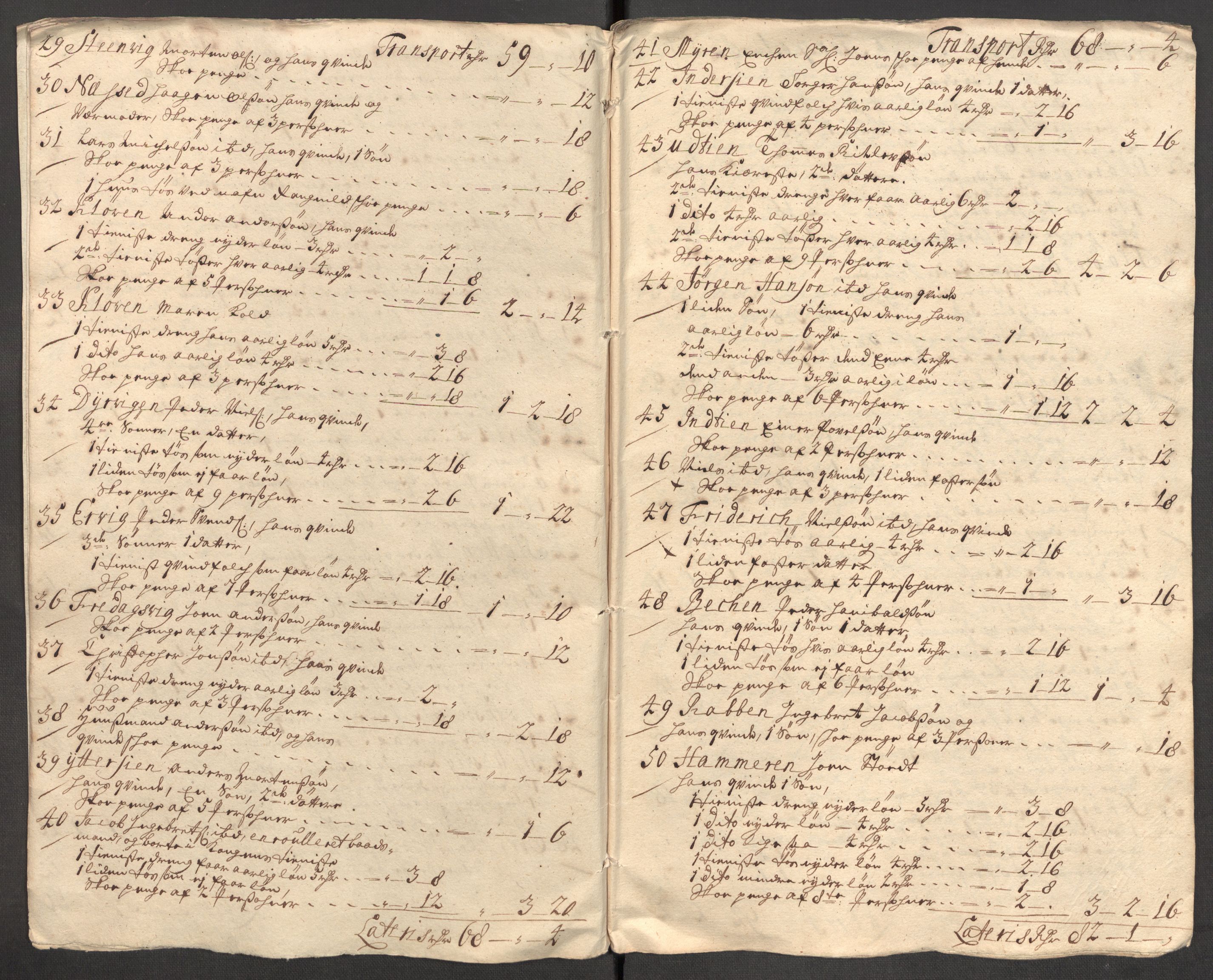 Rentekammeret inntil 1814, Reviderte regnskaper, Fogderegnskap, RA/EA-4092/R57/L3860: Fogderegnskap Fosen, 1711, s. 312