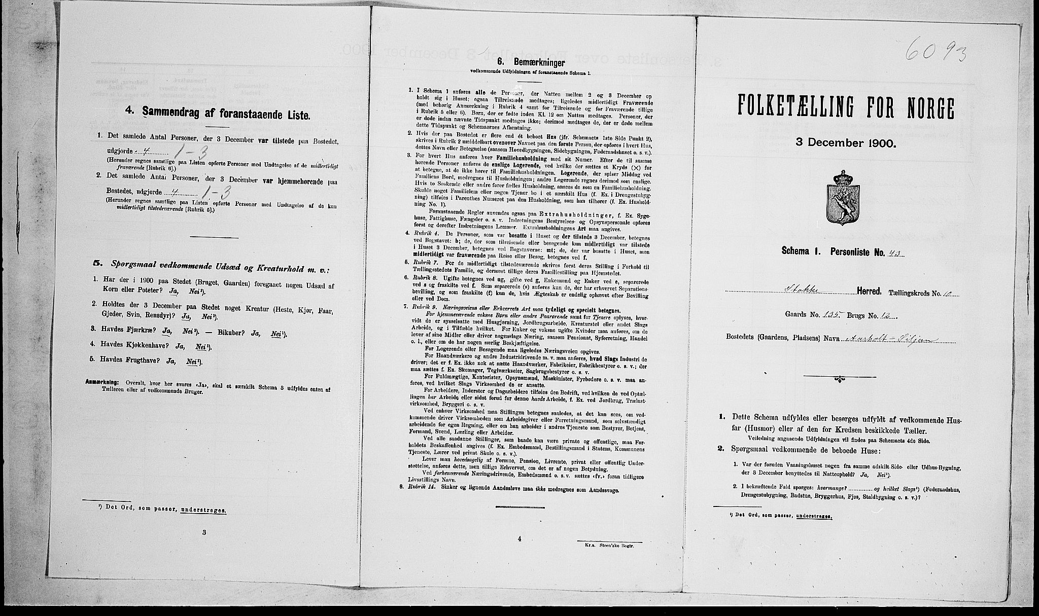 RA, Folketelling 1900 for 0720 Stokke herred, 1900, s. 1679
