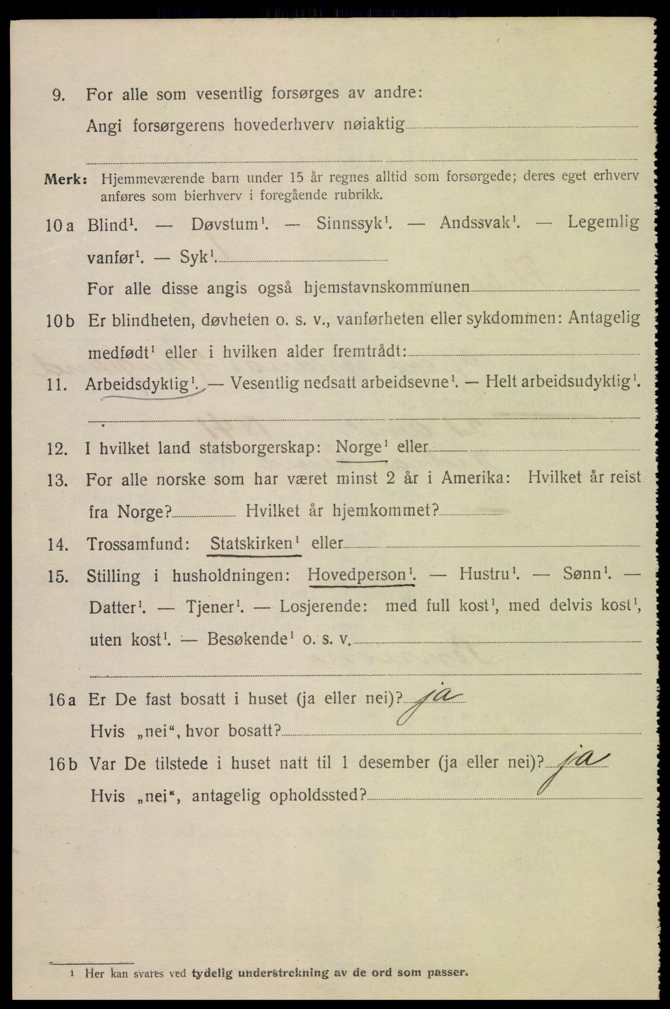 SAK, Folketelling 1920 for 1004 Flekkefjord kjøpstad, 1920, s. 5847