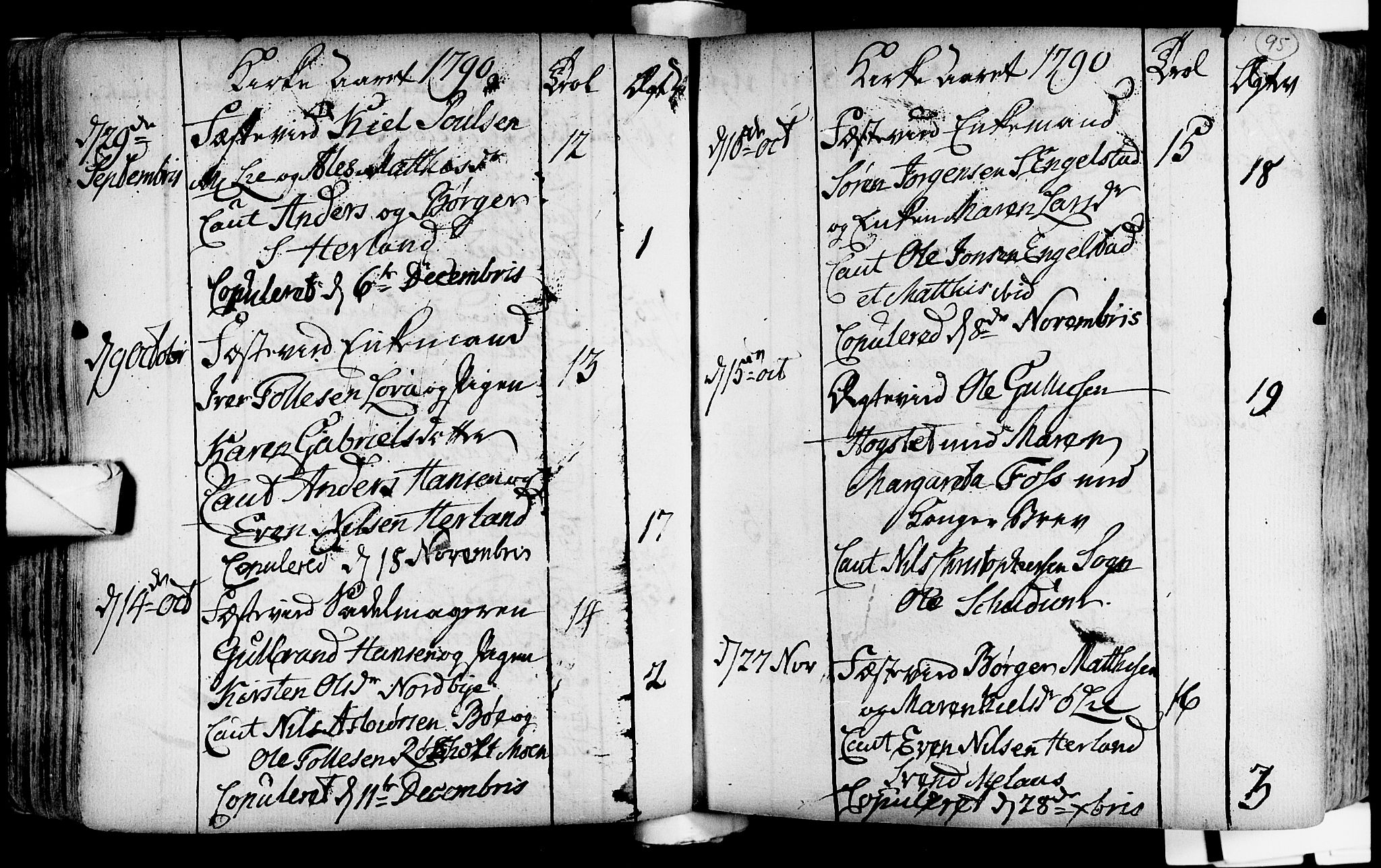 Lardal kirkebøker, SAKO/A-350/F/Fa/L0004: Ministerialbok nr. i 4, 1733-1815, s. 95