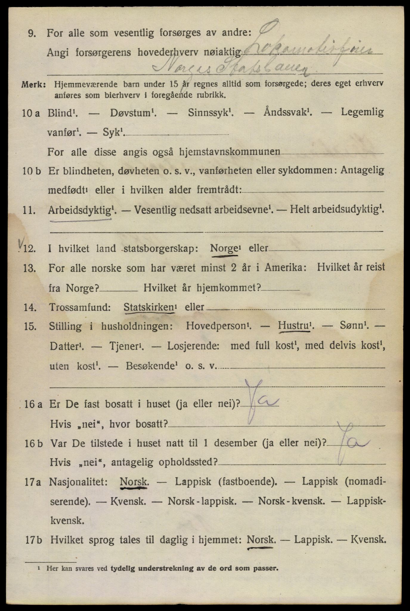 SAO, Folketelling 1920 for 0301 Kristiania kjøpstad, 1920, s. 510766