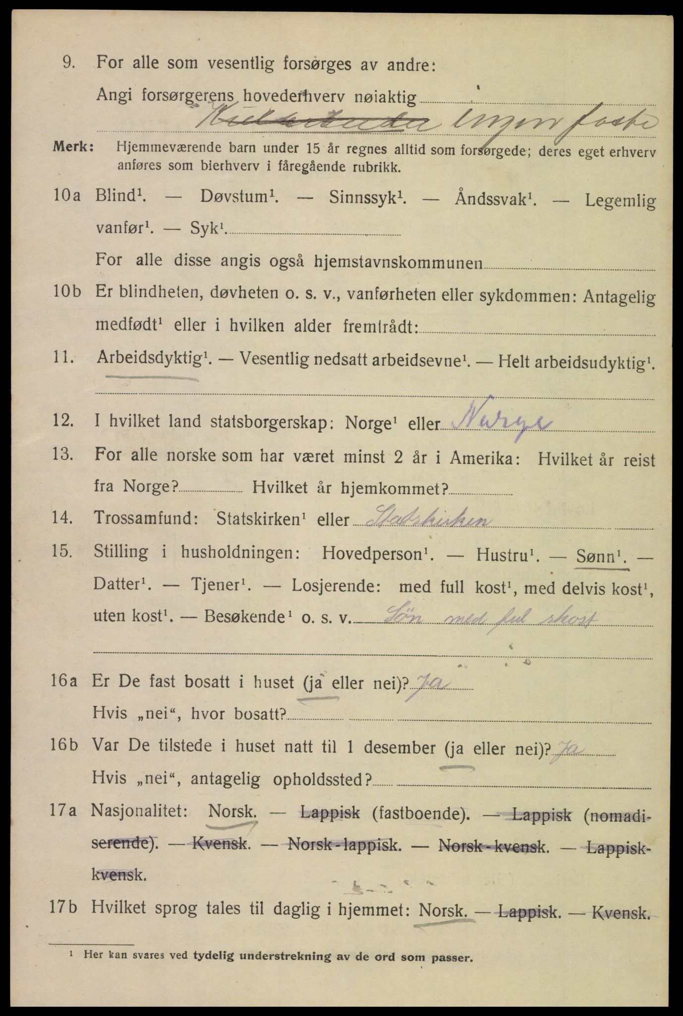 SAT, Folketelling 1920 for 1804 Bodø kjøpstad, 1920, s. 3784