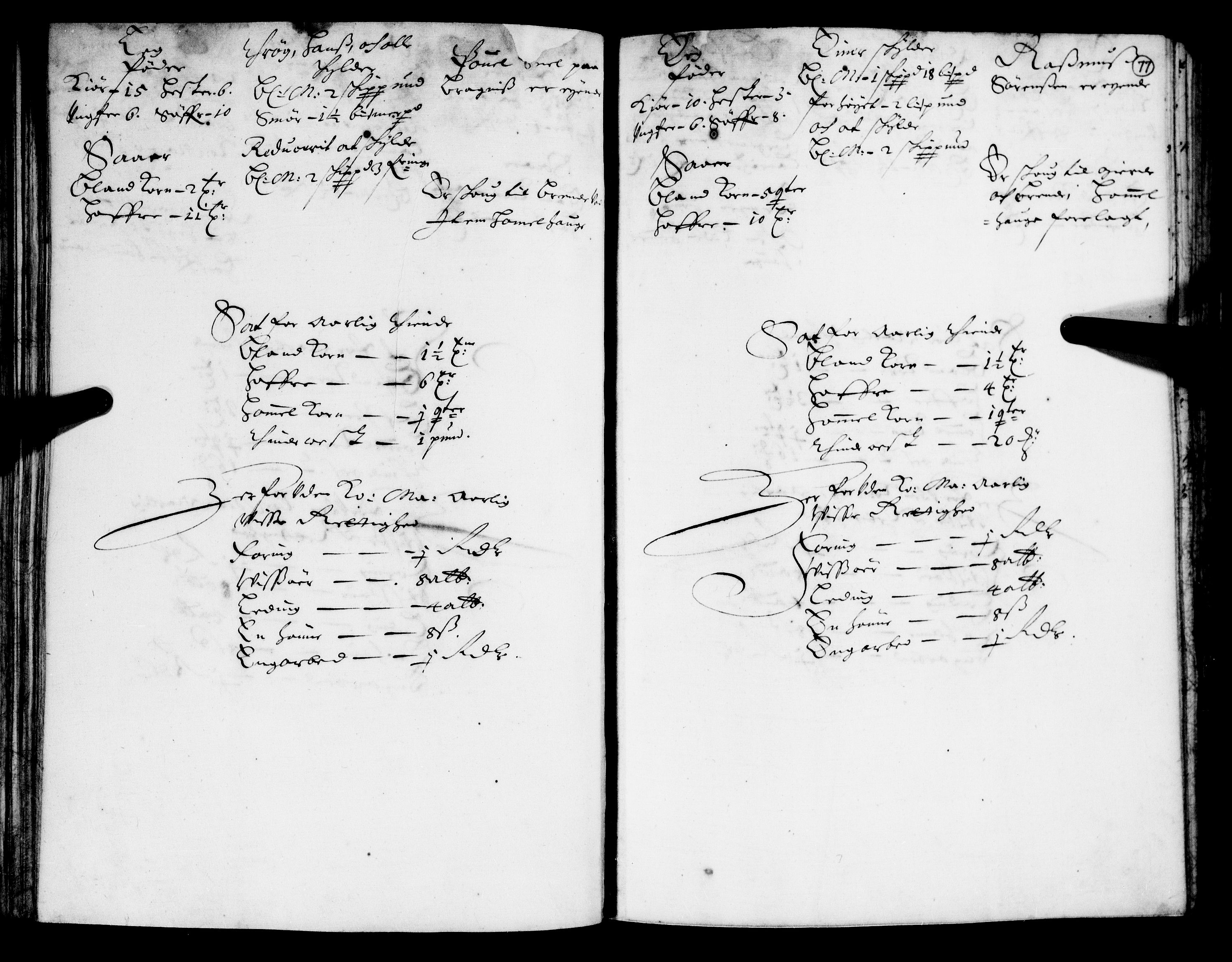 Rentekammeret inntil 1814, Realistisk ordnet avdeling, AV/RA-EA-4070/N/Nb/Nba/L0009: Øvre Romerike fogderi, 1. del, 1665, s. 76b-77a