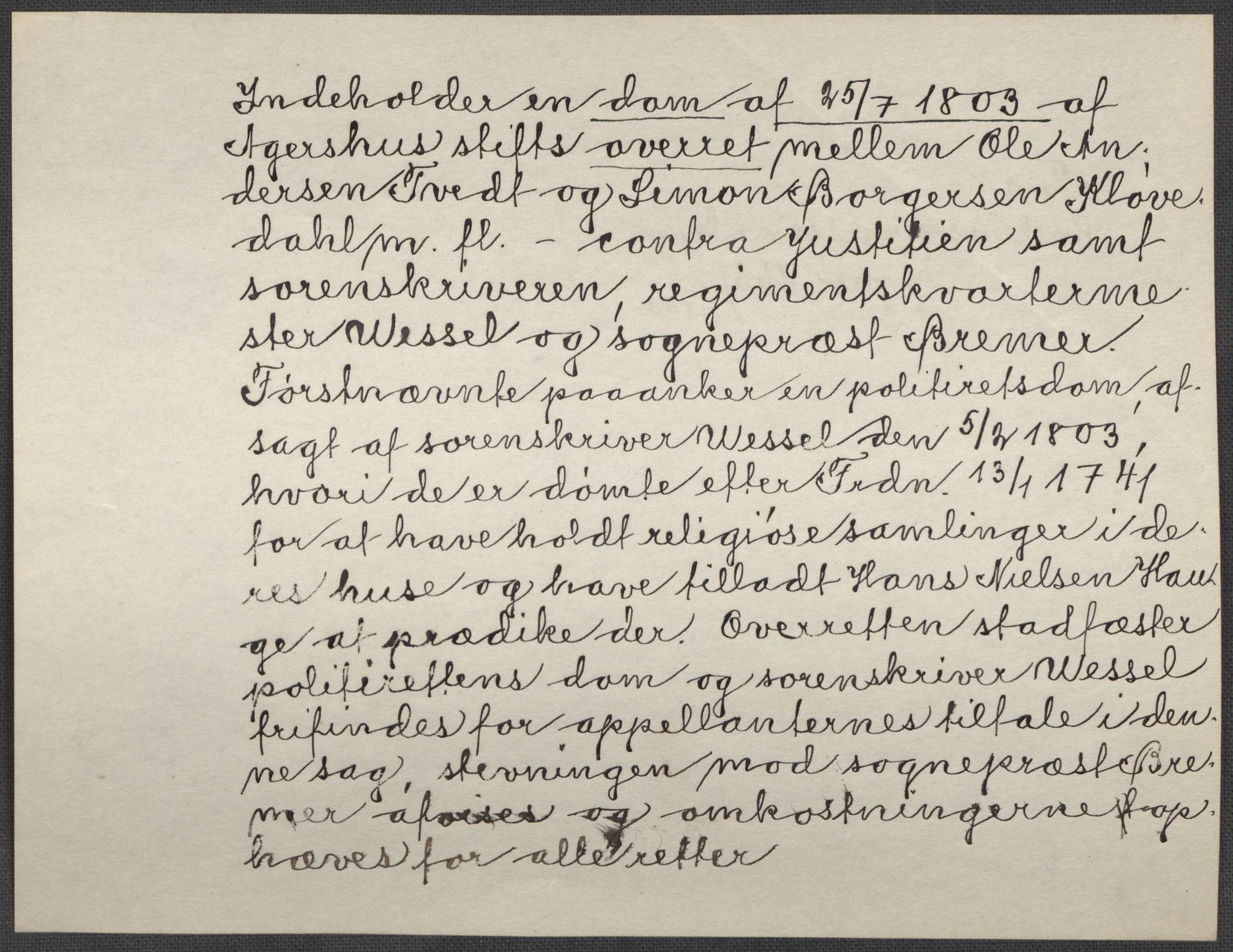 Riksarkivets diplomsamling, AV/RA-EA-5965/F15/L0026: Prestearkiv - Telemark, 1575-1838, s. 197