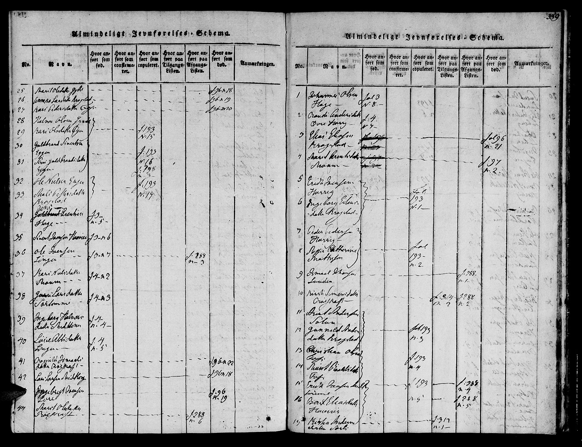 Ministerialprotokoller, klokkerbøker og fødselsregistre - Sør-Trøndelag, SAT/A-1456/692/L1102: Ministerialbok nr. 692A02, 1816-1842, s. 339