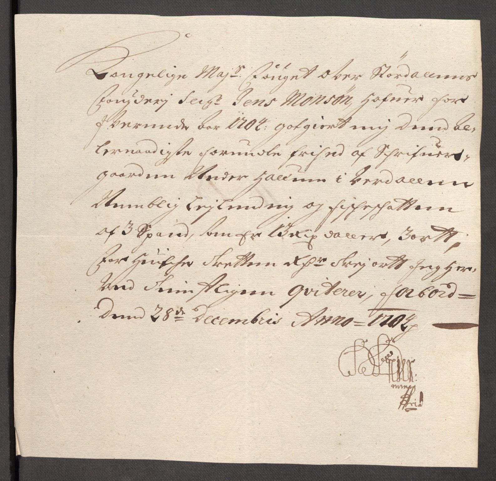 Rentekammeret inntil 1814, Reviderte regnskaper, Fogderegnskap, RA/EA-4092/R62/L4195: Fogderegnskap Stjørdal og Verdal, 1704, s. 197