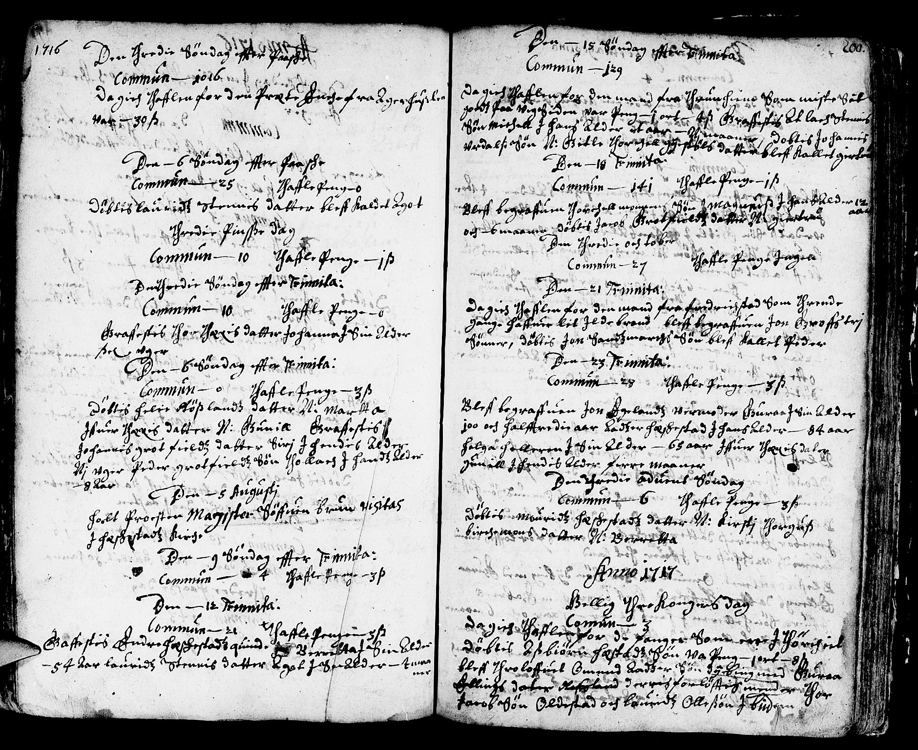 Helleland sokneprestkontor, AV/SAST-A-101810: Ministerialbok nr. A 1 /3, 1713-1761, s. 200