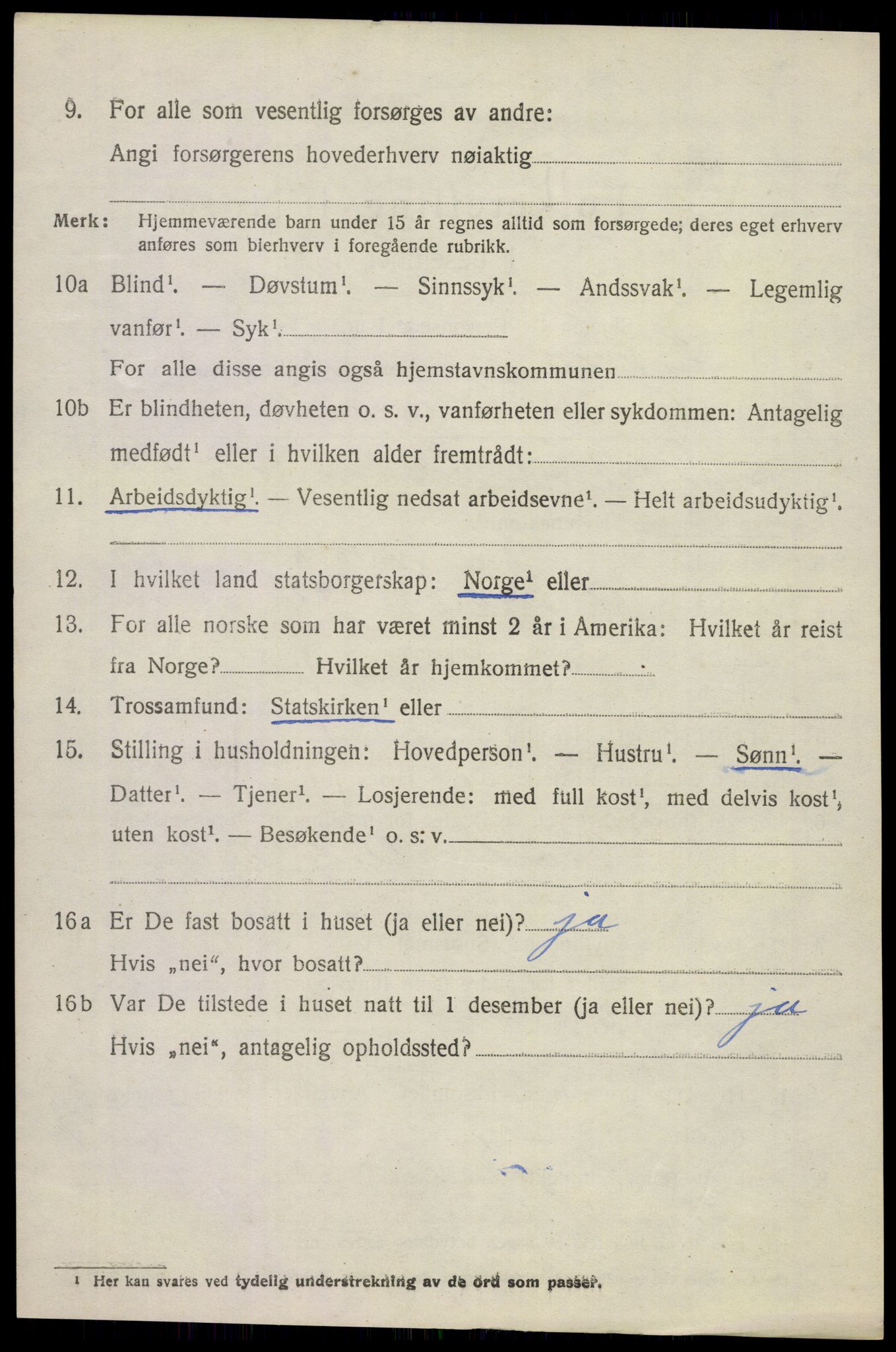 SAKO, Folketelling 1920 for 0719 Andebu herred, 1920, s. 2645