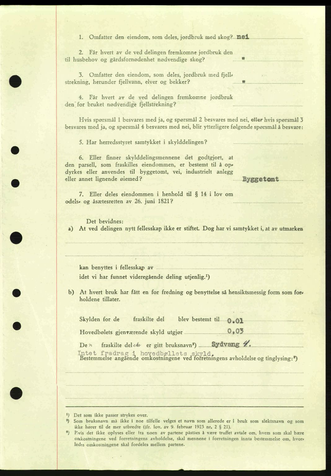 Idd og Marker sorenskriveri, AV/SAO-A-10283/G/Gb/Gbb/L0007: Pantebok nr. A7, 1944-1945, Dagboknr: 708/1945