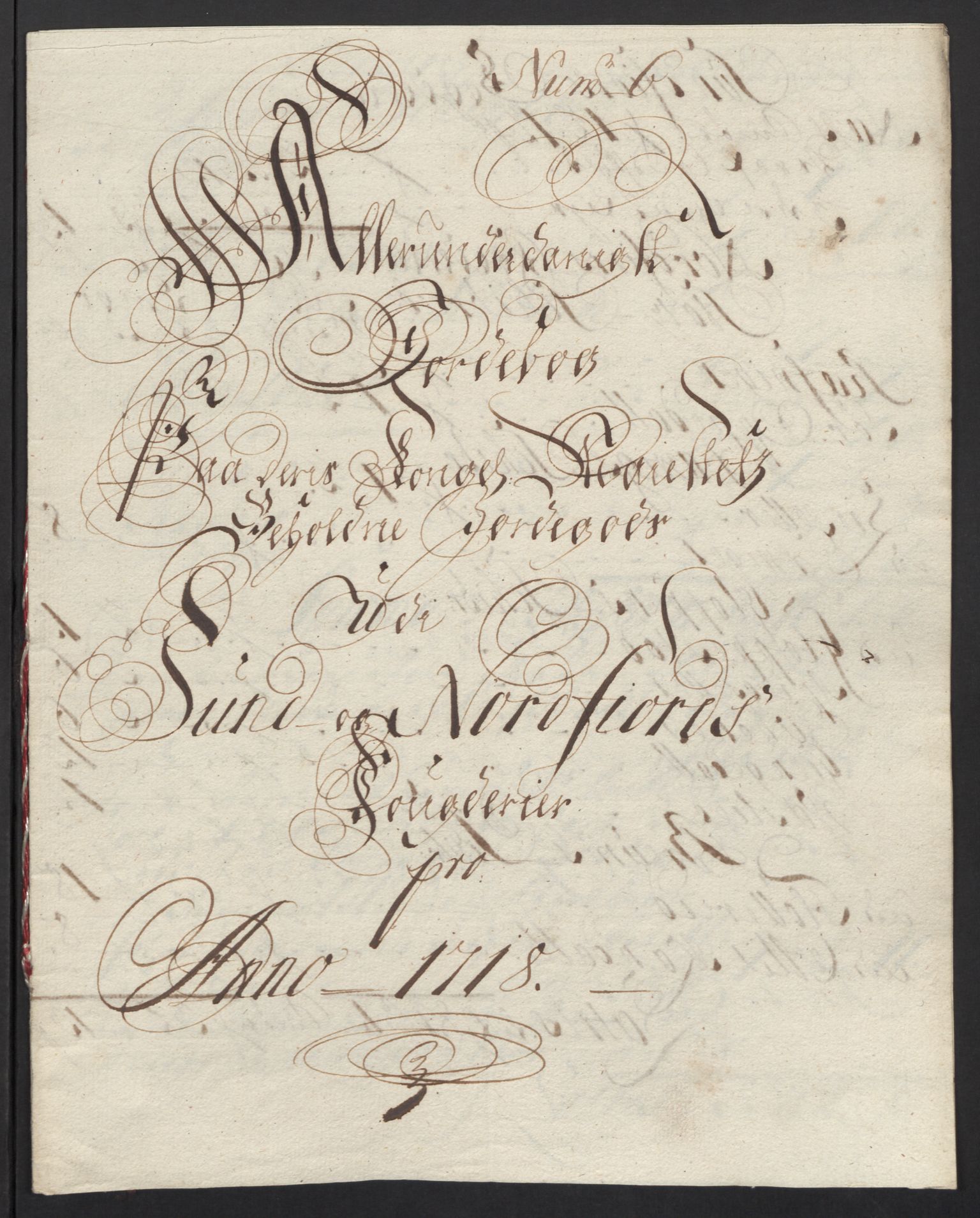 Rentekammeret inntil 1814, Reviderte regnskaper, Fogderegnskap, AV/RA-EA-4092/R53/L3441: Fogderegnskap Sunn- og Nordfjord, 1717-1718, s. 315