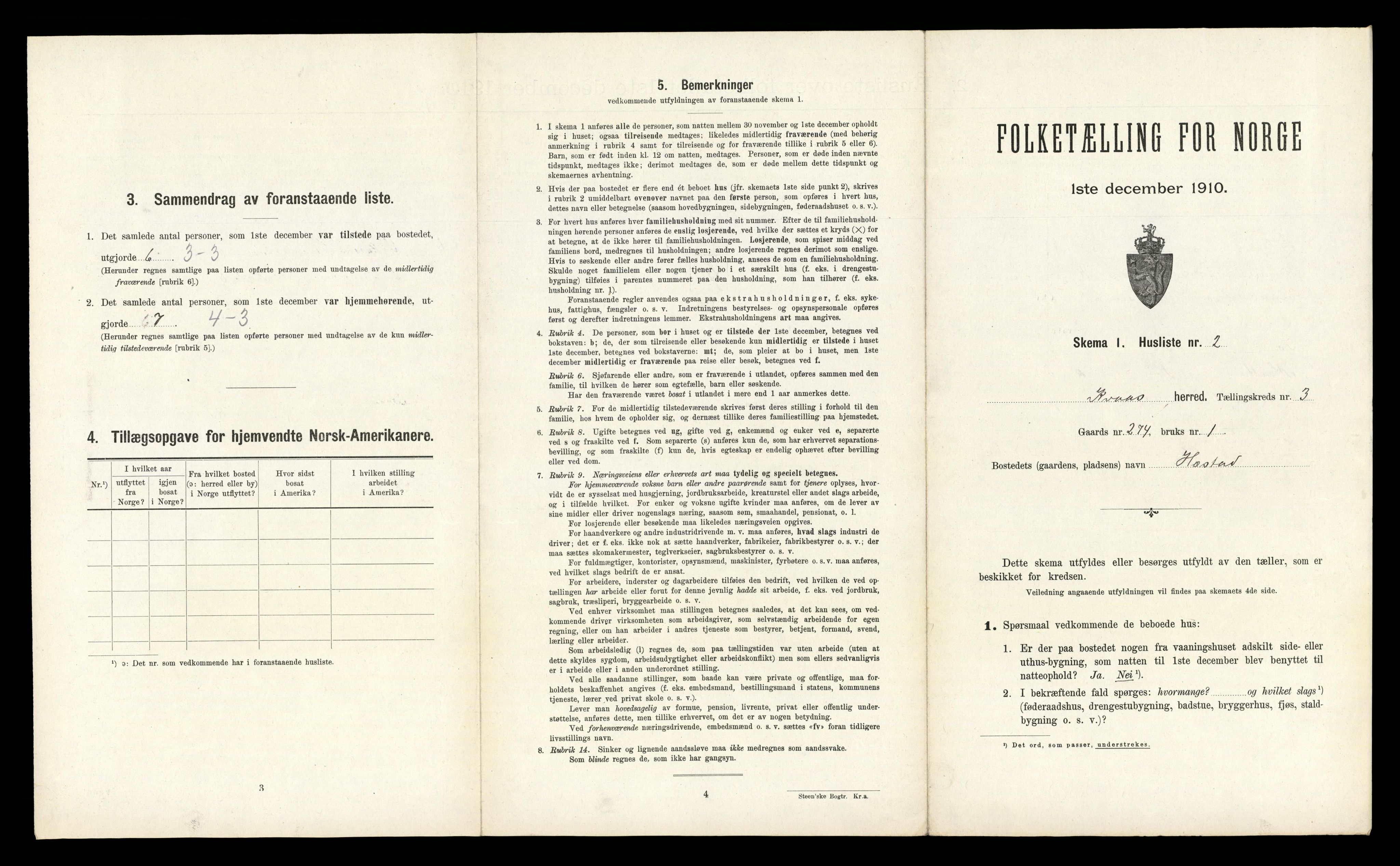 RA, Folketelling 1910 for 1033 Kvås herred, 1910, s. 211