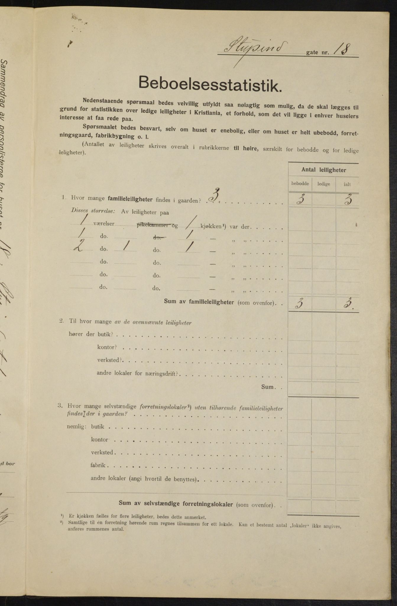 OBA, Kommunal folketelling 1.2.1915 for Kristiania, 1915, s. 104770