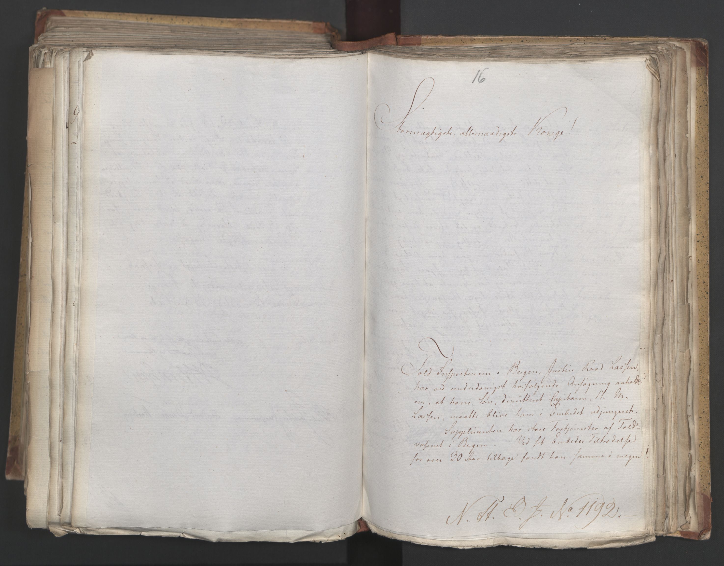 Statsrådsavdelingen i Stockholm, AV/RA-S-1003/D/Da/L0005: Regjeringsinnstillinger nr. 1000-1246, 1816, s. 419