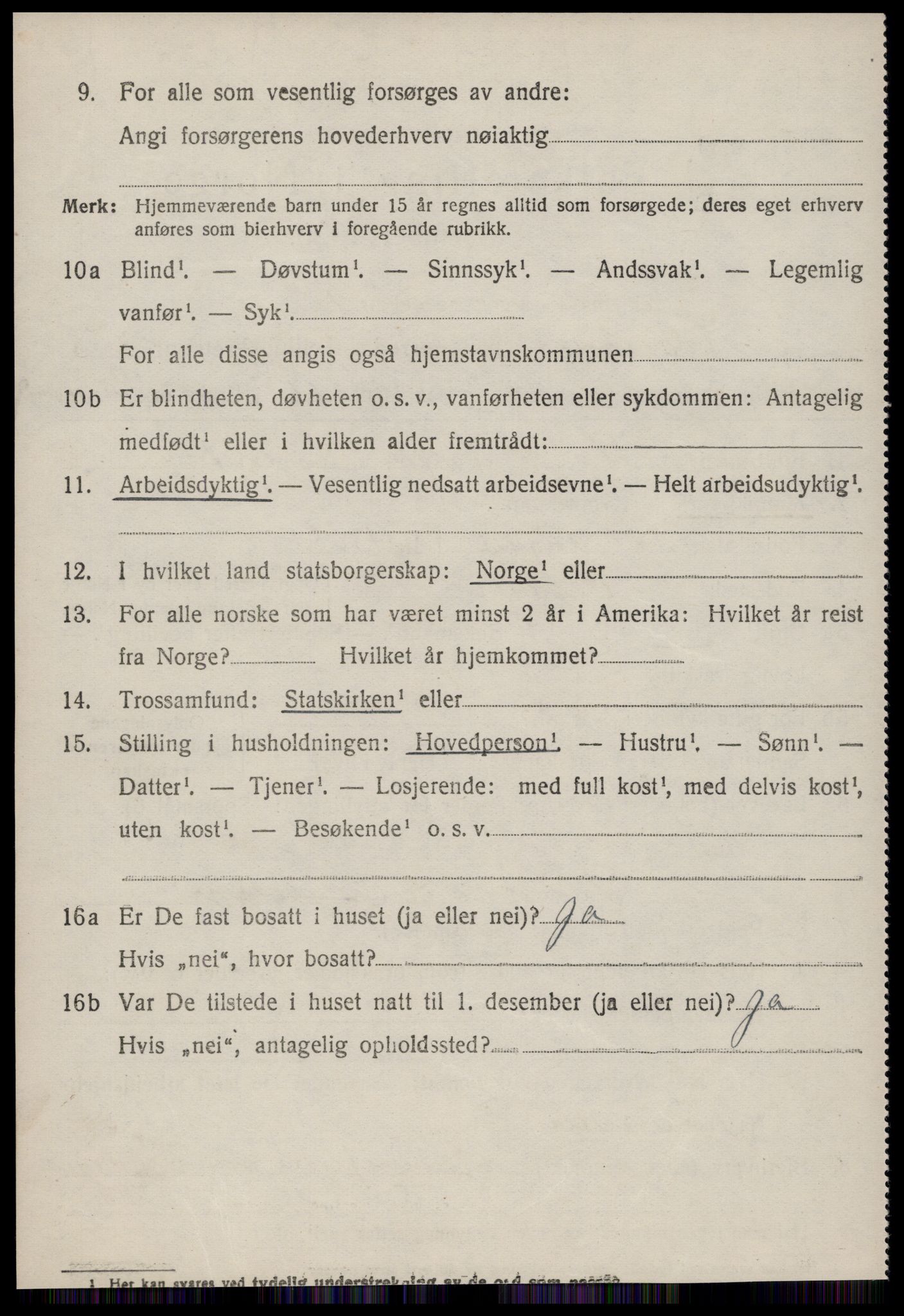 SAT, Folketelling 1920 for 1535 Vestnes herred, 1920, s. 5126