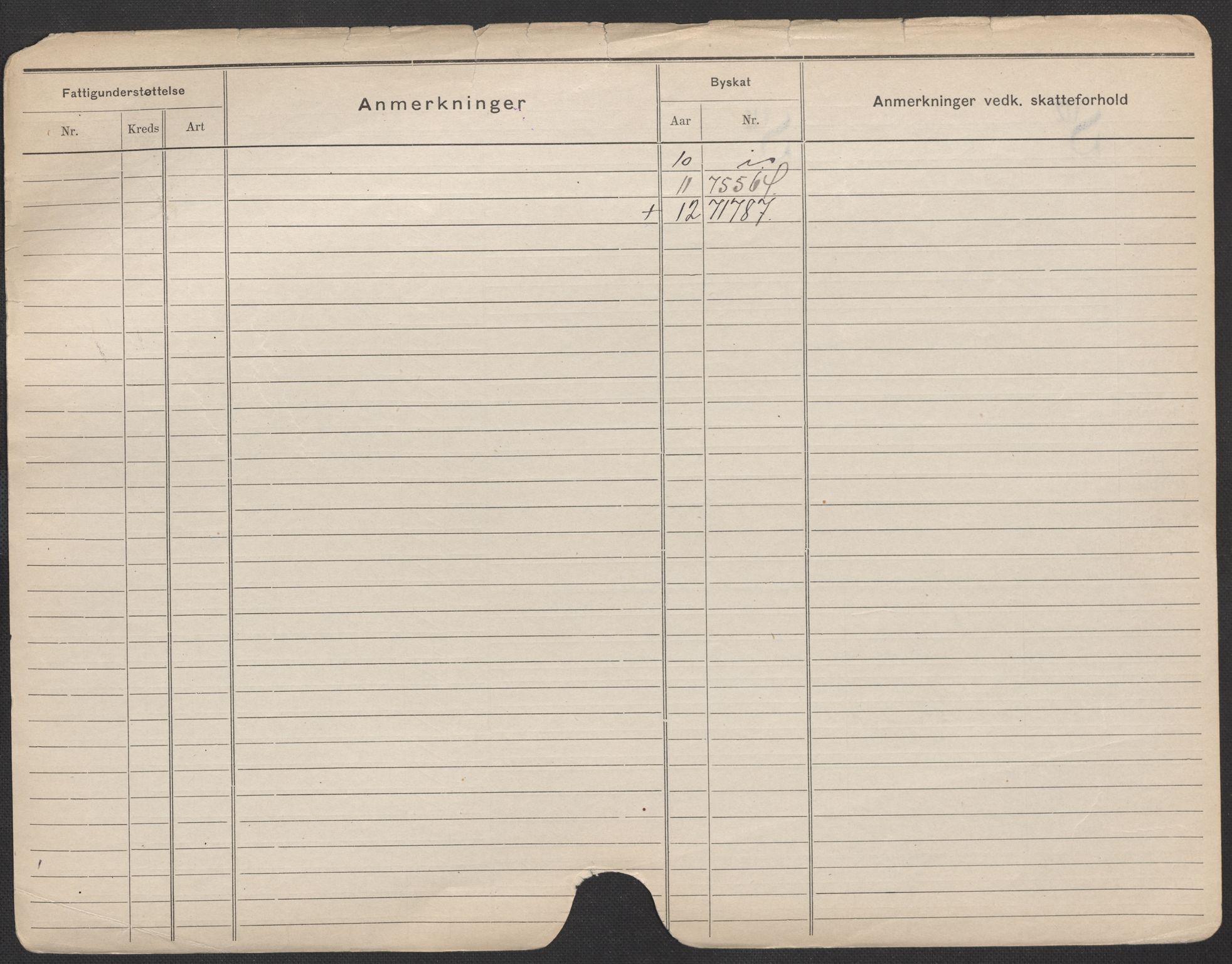 Oslo folkeregister, Registerkort, SAO/A-11715/F/Fa/Fac/L0008: Menn, 1906-1914, s. 626b