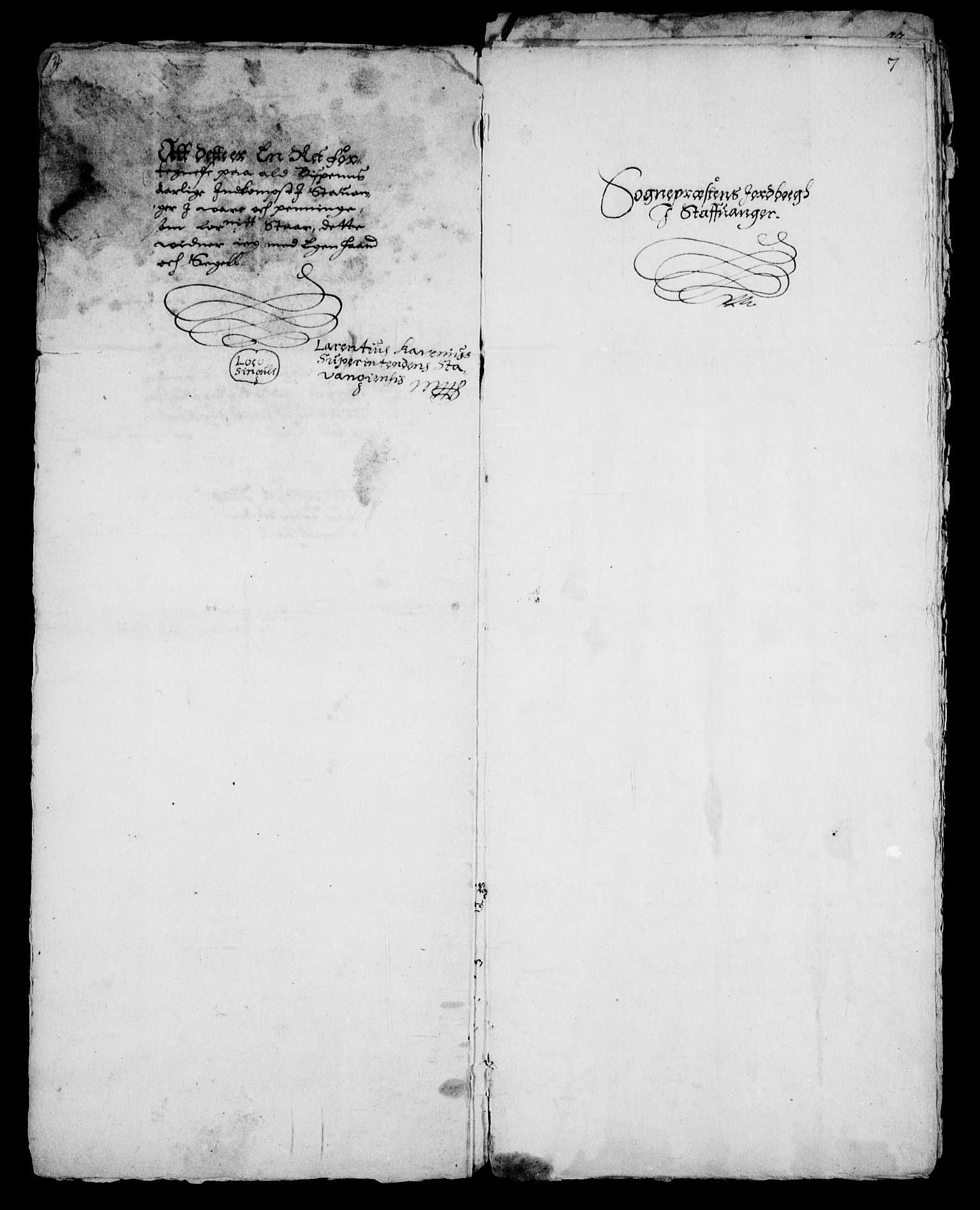 Rentekammeret inntil 1814, Realistisk ordnet avdeling, RA/EA-4070/Fc/Fca/L0002/0001: [Ca II]  Kristiansand stift / Stavanger kapitels jordebok 1618 og Prebender som kongen har forlent pro persona ca. 1617, 1617-1618