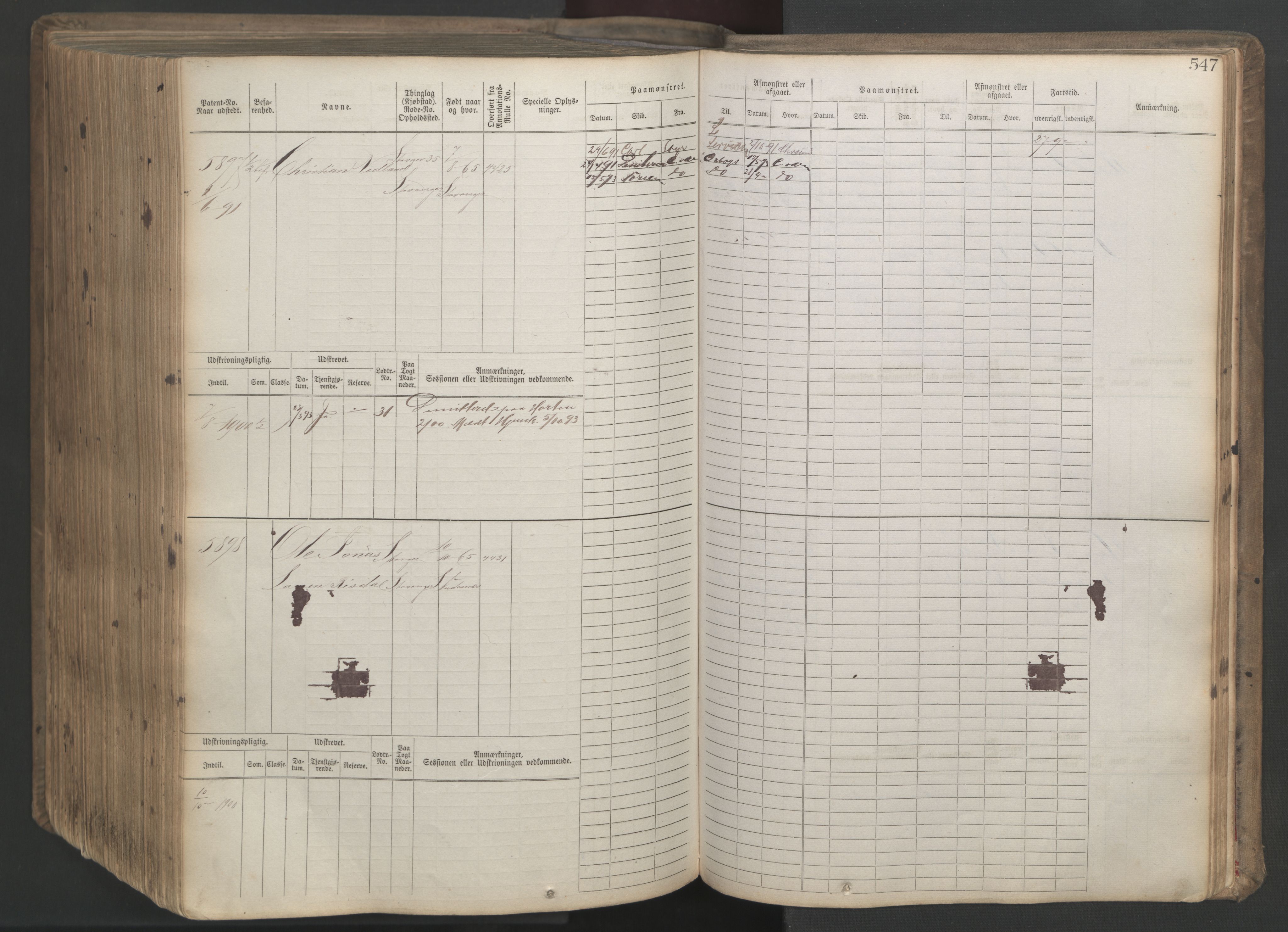 Stavanger sjømannskontor, AV/SAST-A-102006/F/Fb/Fbb/L0020: Sjøfartshovedrulle patnentnr. 4803-6004 (dublett), 1879, s. 552