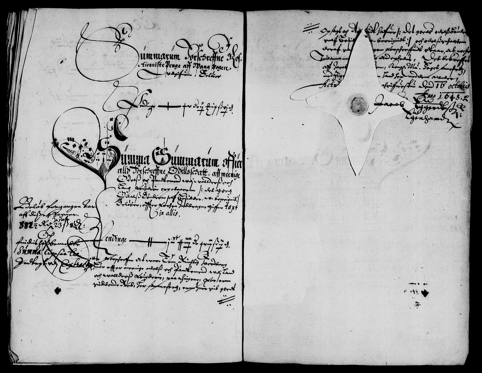 Rentekammeret inntil 1814, Reviderte regnskaper, Lensregnskaper, AV/RA-EA-5023/R/Rb/Rba/L0196: Akershus len, 1648-1649