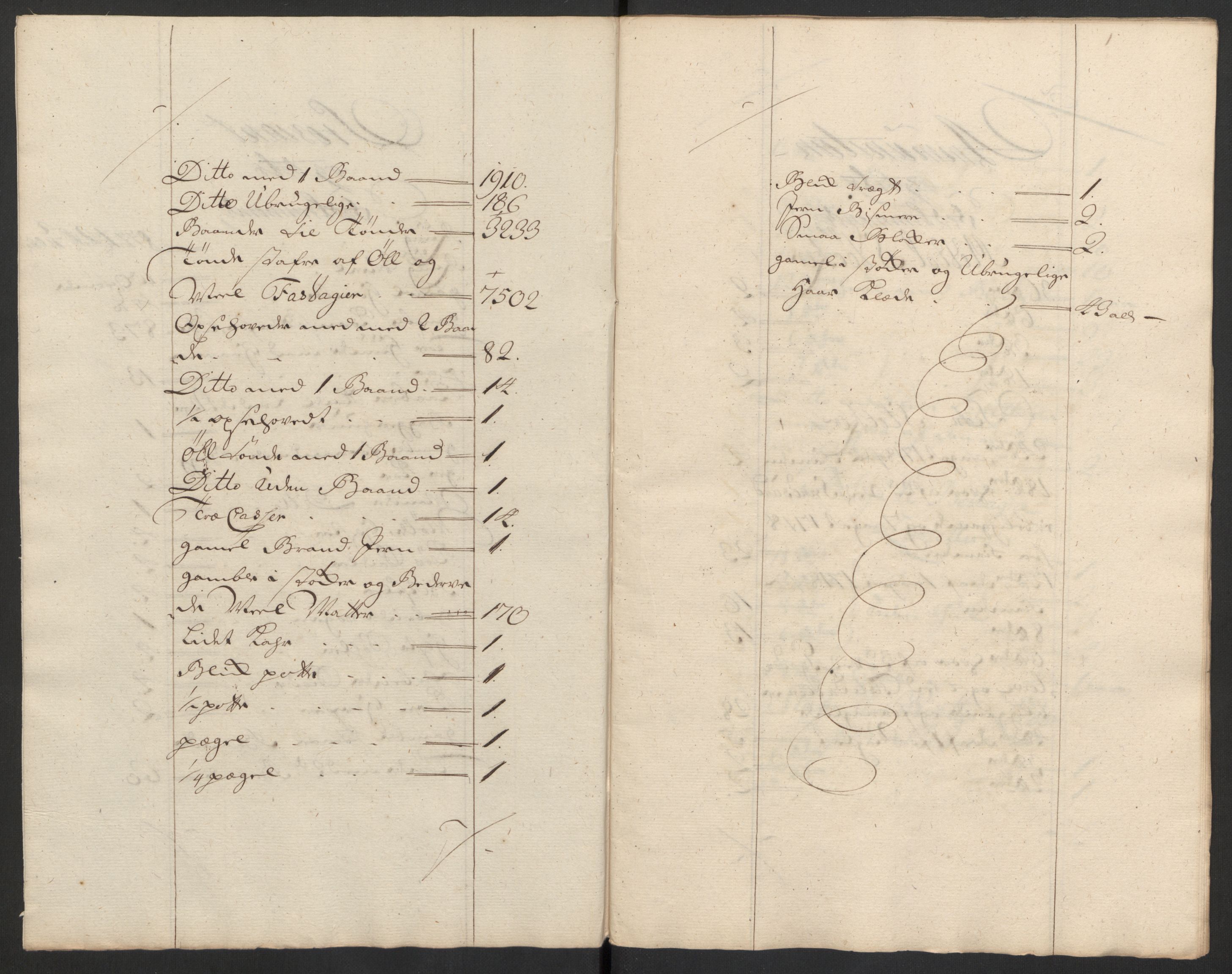 Kommanderende general (KG I) med Det norske krigsdirektorium, AV/RA-EA-5419/D/L0153: Fredriksten festning: Brev, inventarfortegnelser og regnskapsekstrakter, 1724-1729, s. 193