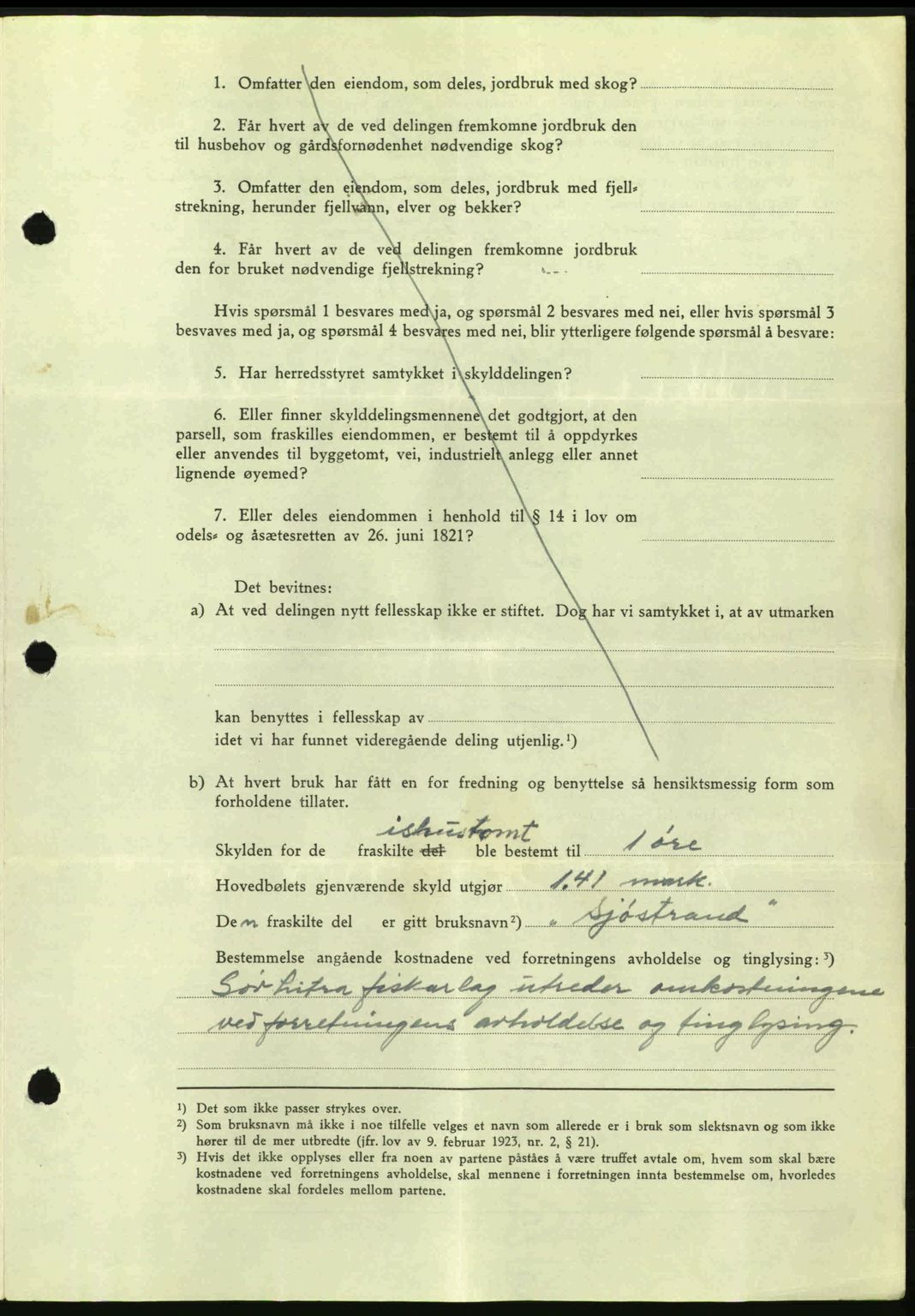 Hitra sorenskriveri, AV/SAT-A-0018/2/2C/2Ca: Pantebok nr. A2, 1943-1945, Dagboknr: 521/1945