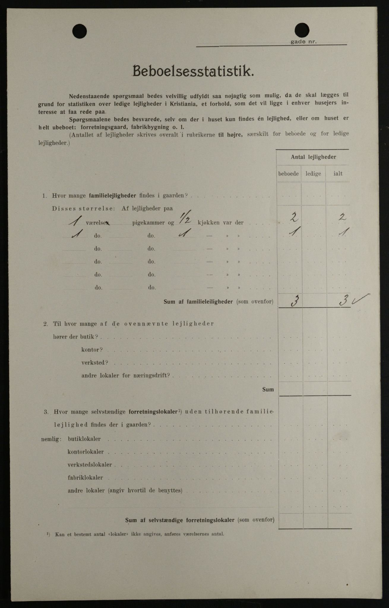 OBA, Kommunal folketelling 1.2.1908 for Kristiania kjøpstad, 1908, s. 24225