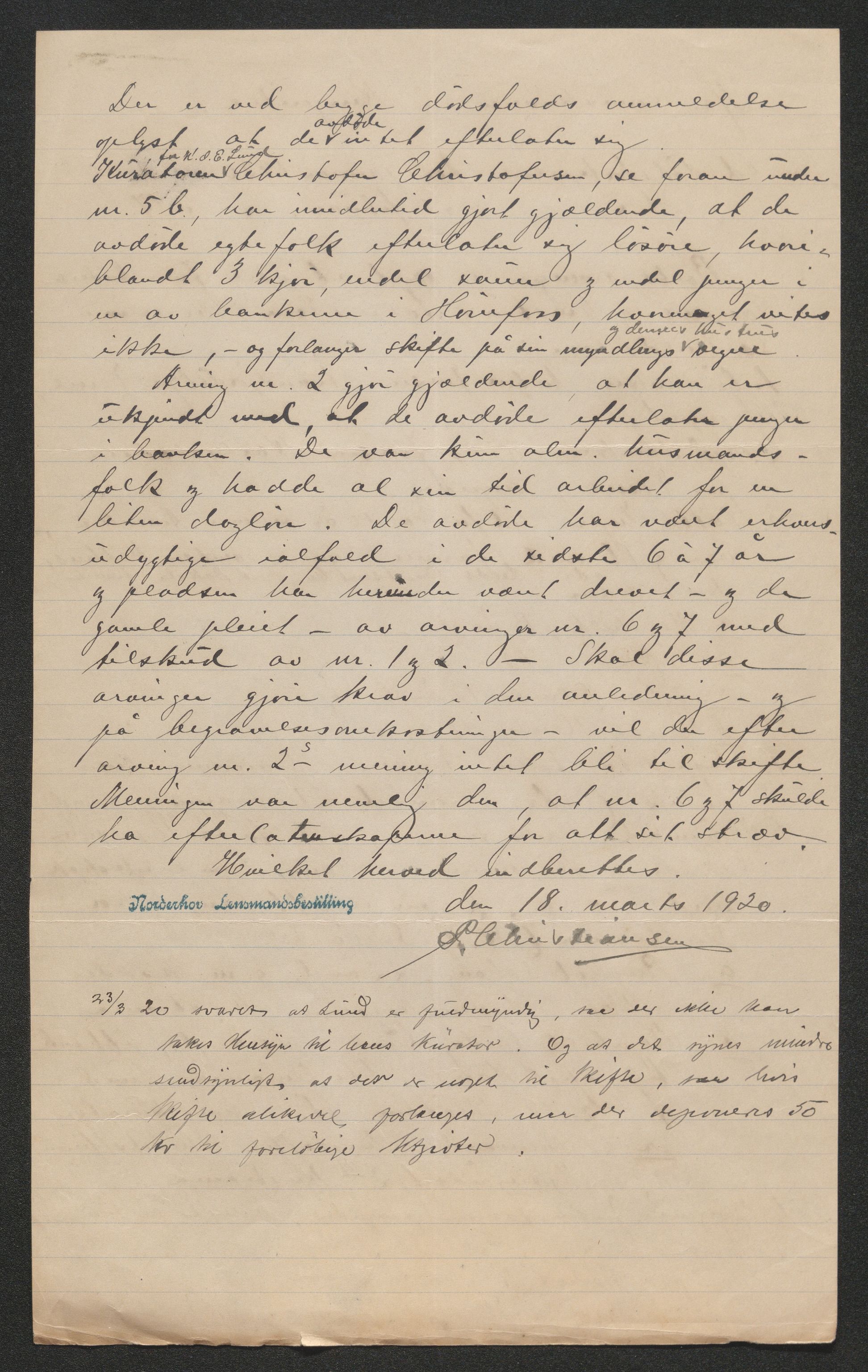 Ringerike sorenskriveri, AV/SAKO-A-105/H/Ha/Hab/L0012: Dødsfallslister Norderhov, 1909-1923