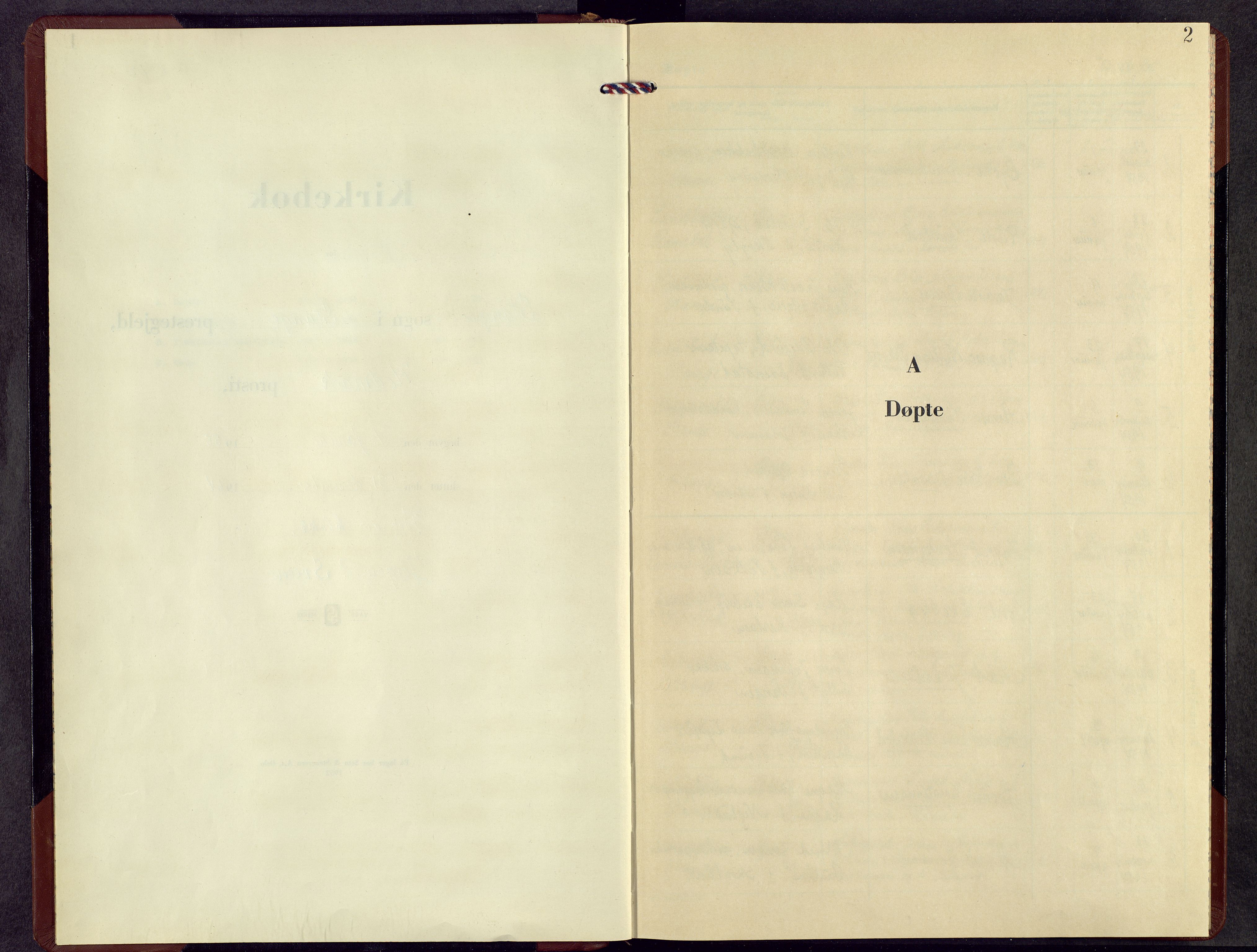 Stange prestekontor, SAH/PREST-002/L/L0024: Klokkerbok nr. 24, 1955-1964, s. 2