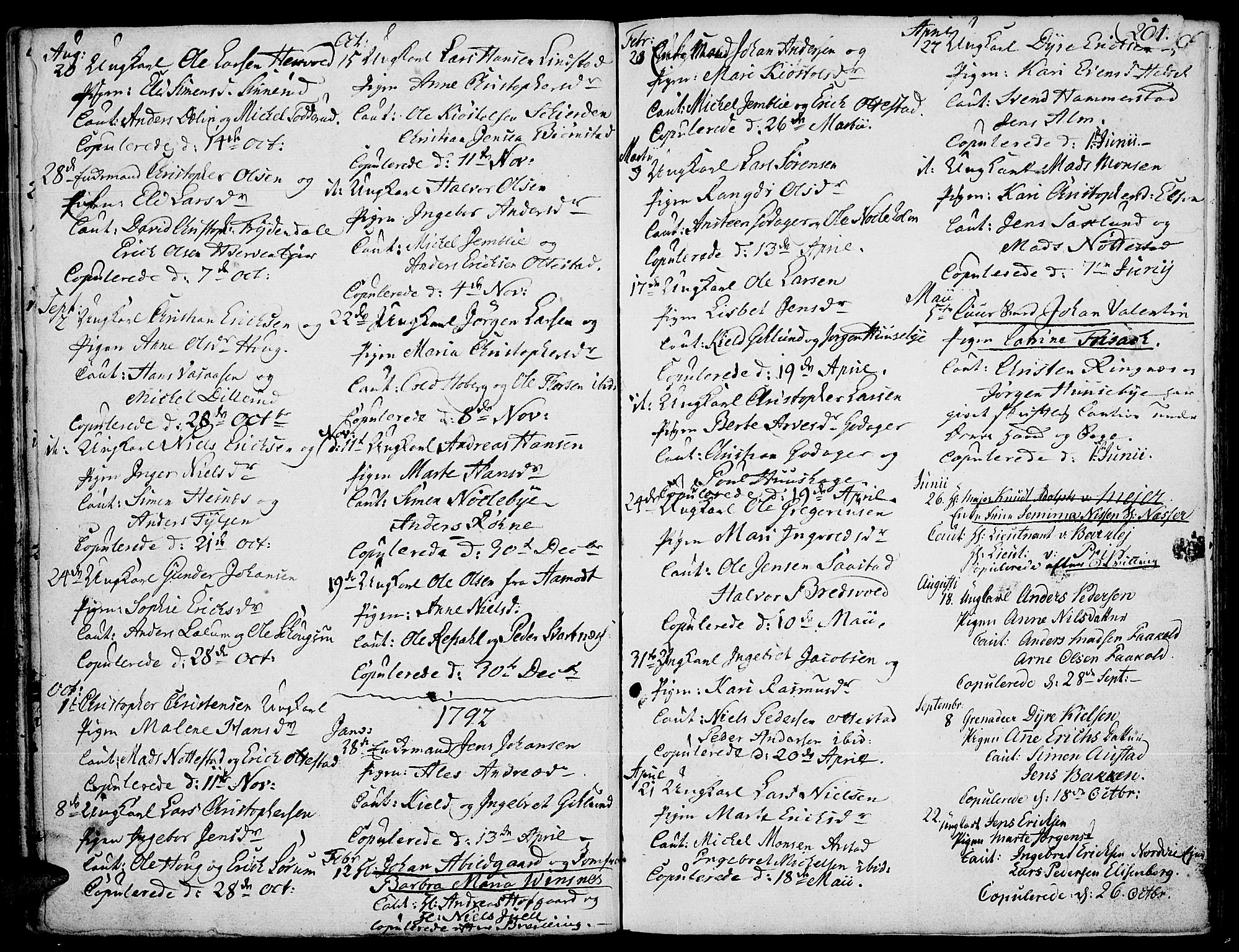 Stange prestekontor, AV/SAH-PREST-002/K/L0007: Ministerialbok nr. 7, 1788-1813, s. 200-201